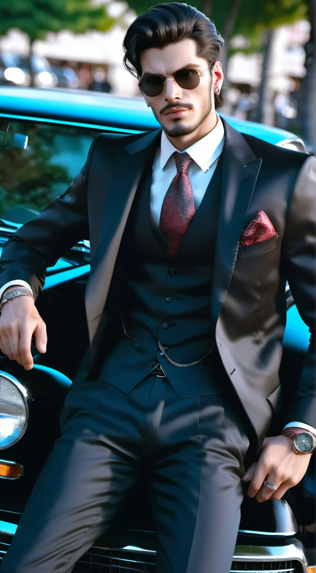 ai character: Lucas Serrano background