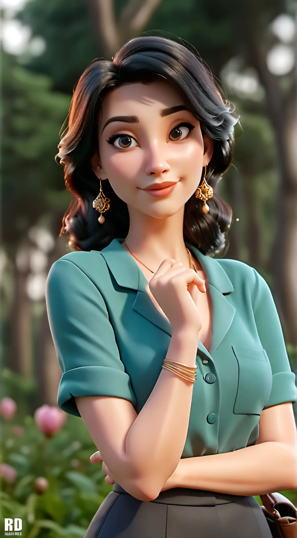 ai character: Naly  background