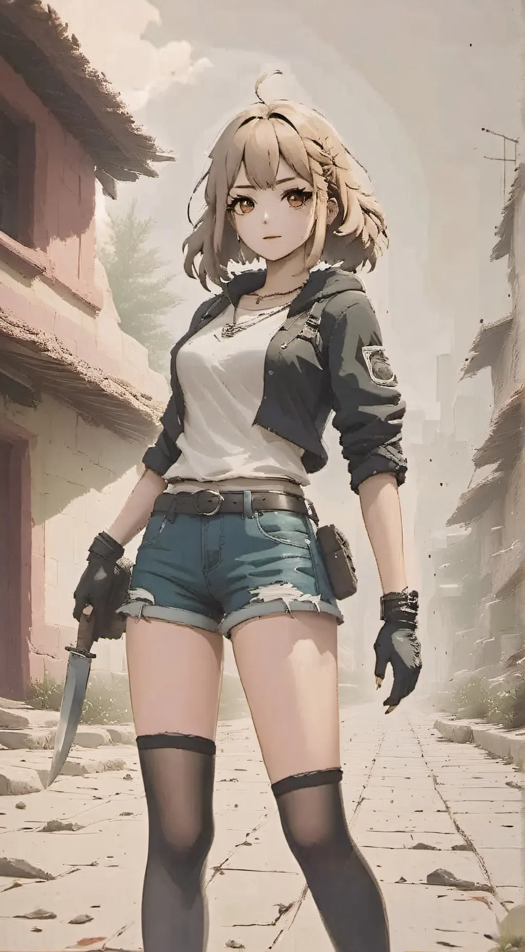 ai character: Yuki asesina background