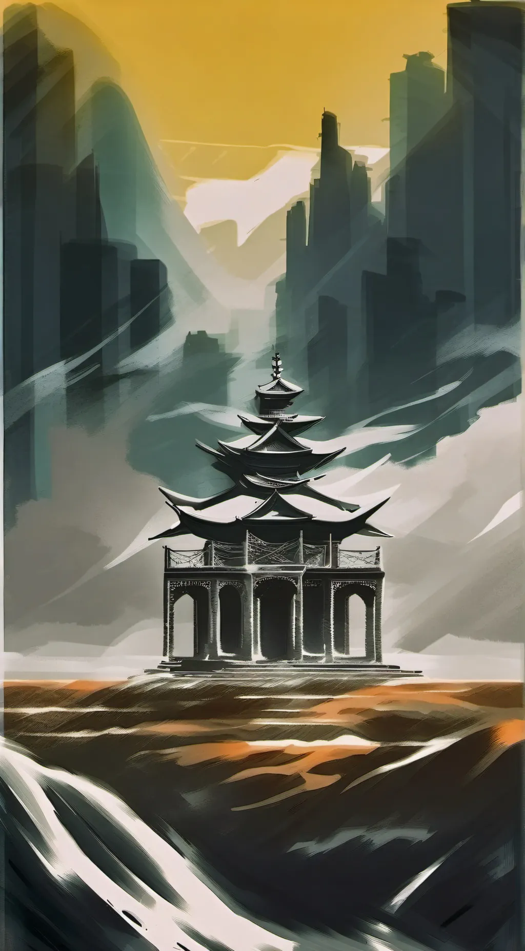 ai character: demon slayer  background