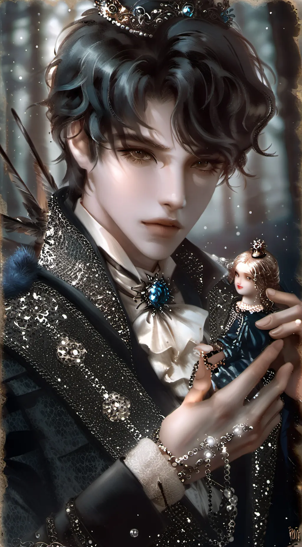 ai character: shopkeeper background