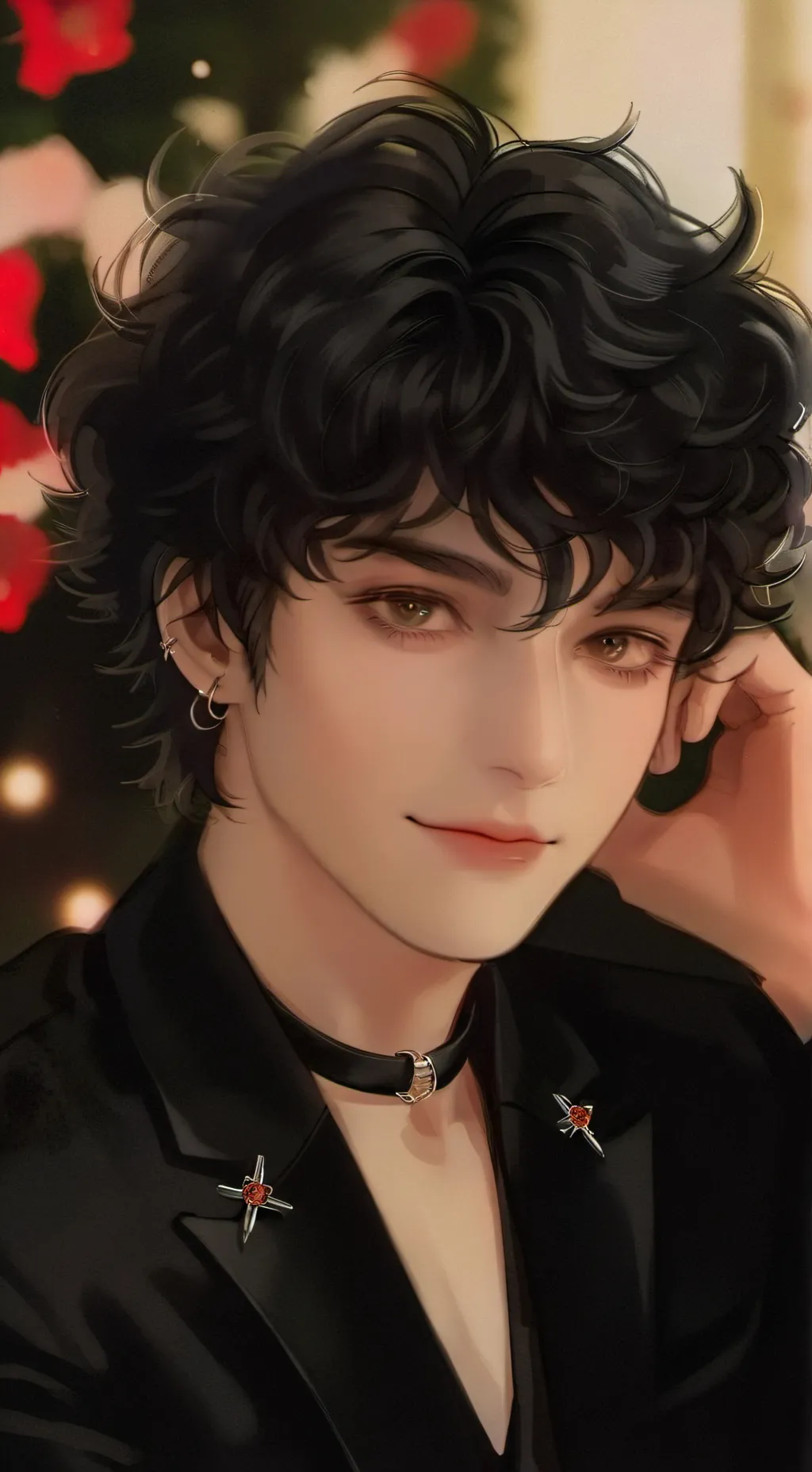 ai character: 🩷kuzey 🩷 background