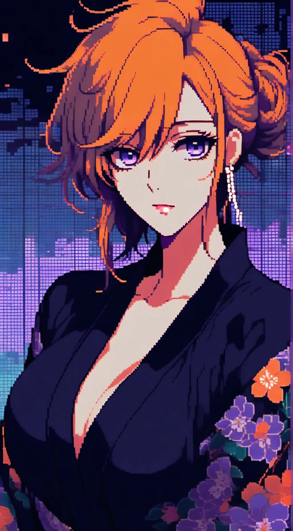 ai character: Ichigo shiba background