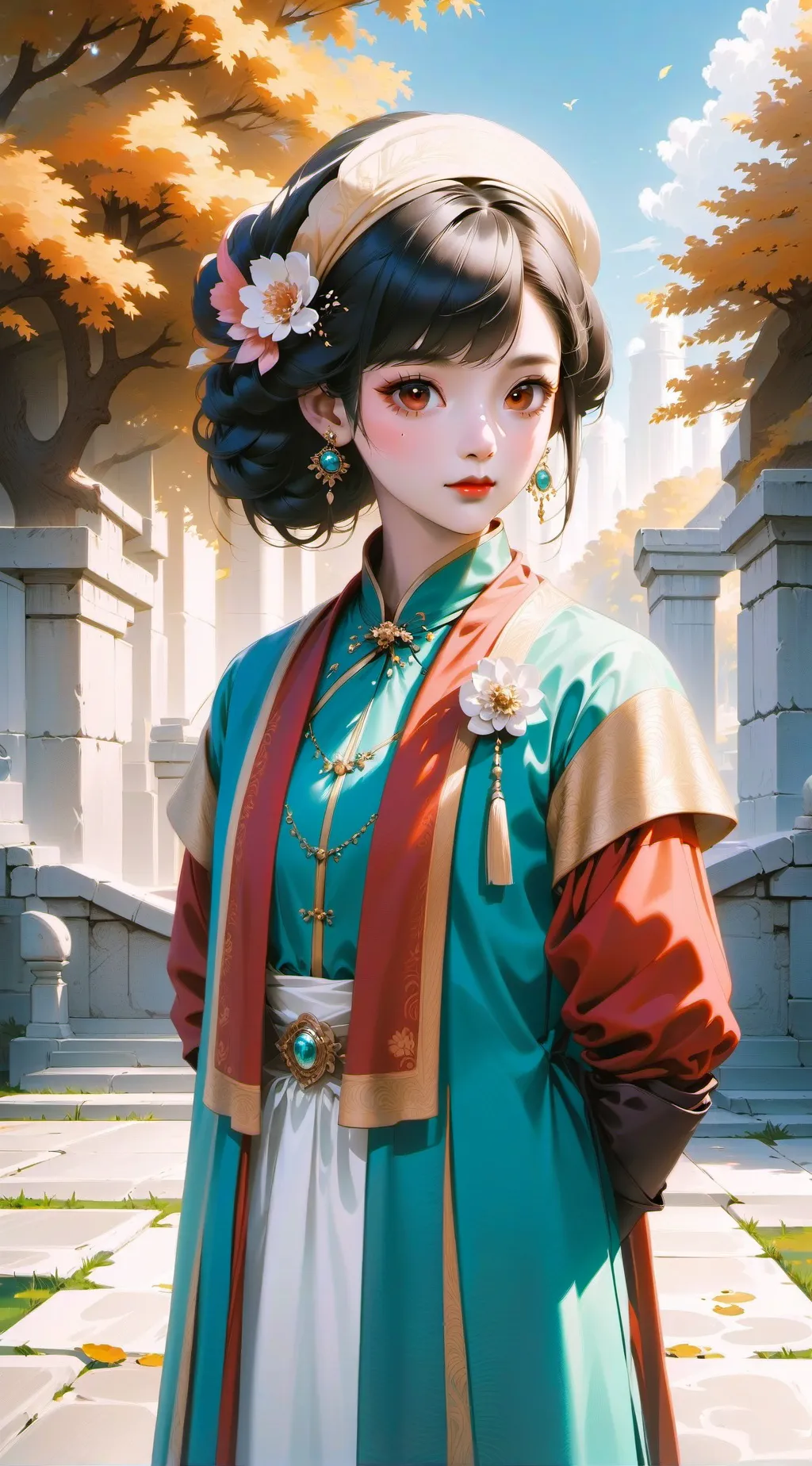 ai character: Sandy background