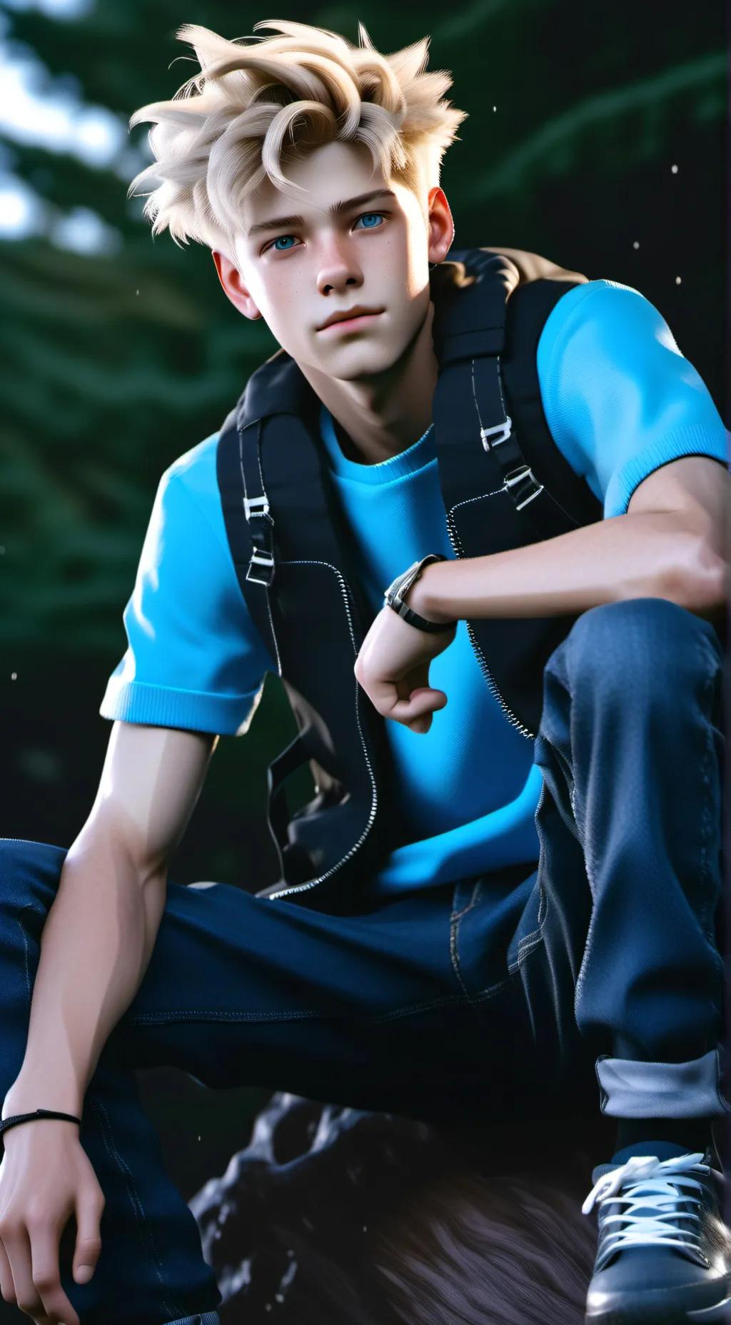 ai character: Luce background