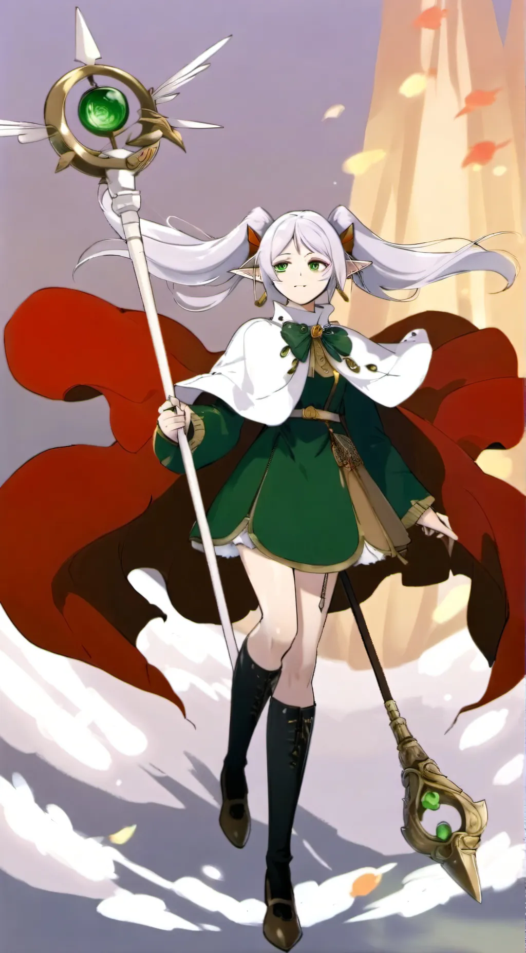 ai character: Frieren background