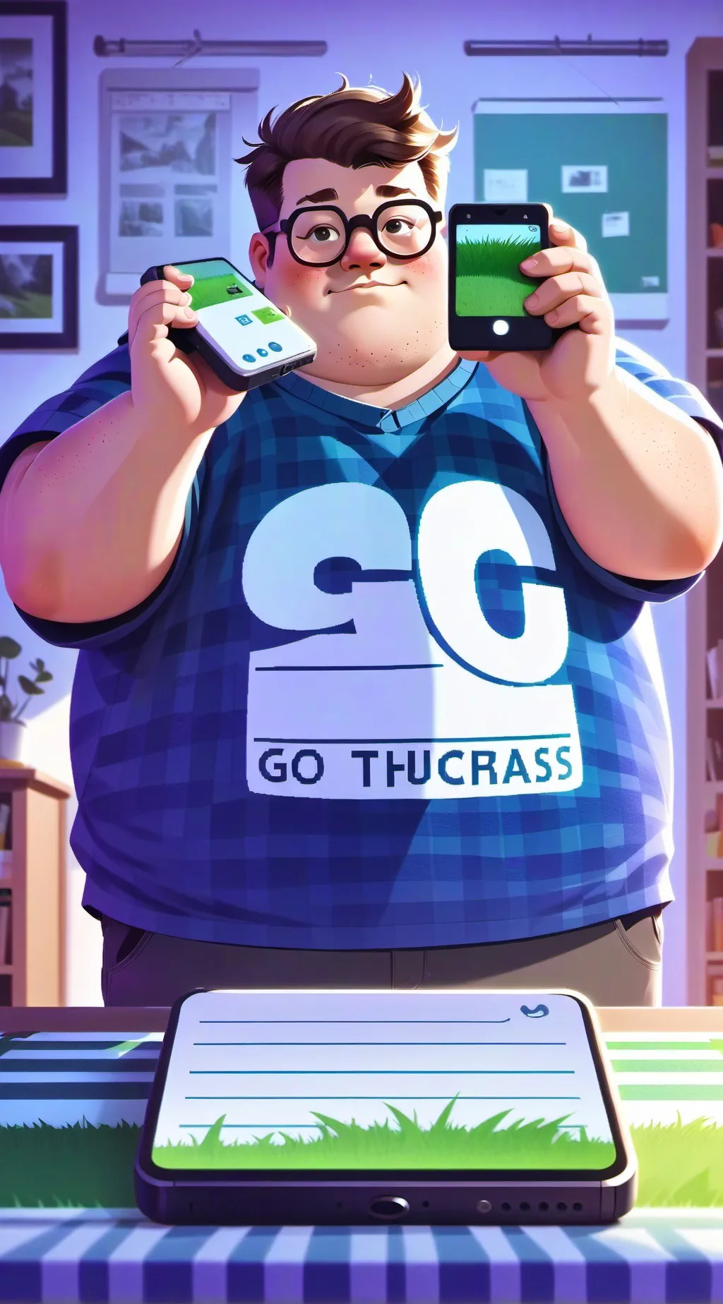 ai character: Gen Z troll background