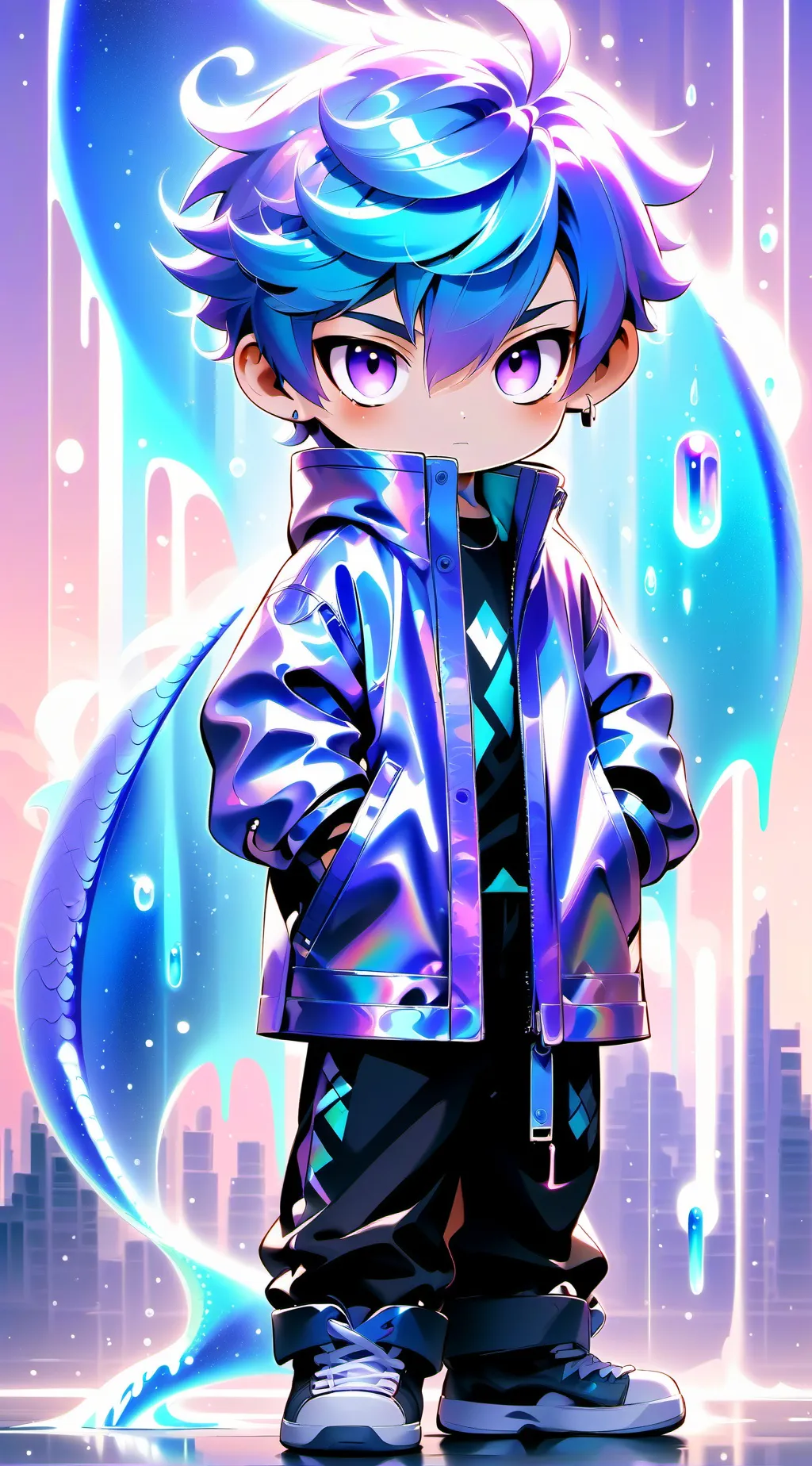 ai character: Stop inflation background