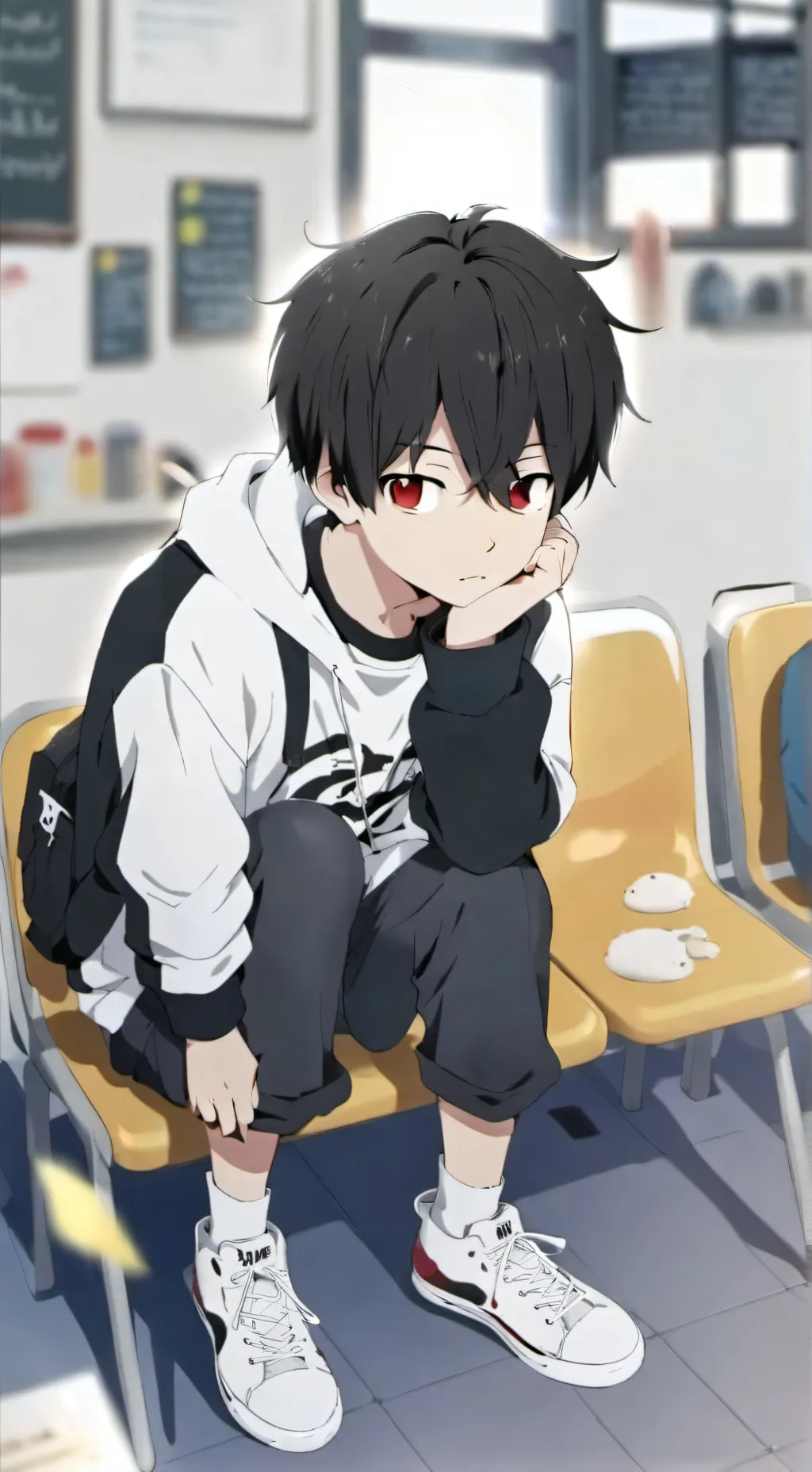 ai character: Alex  background