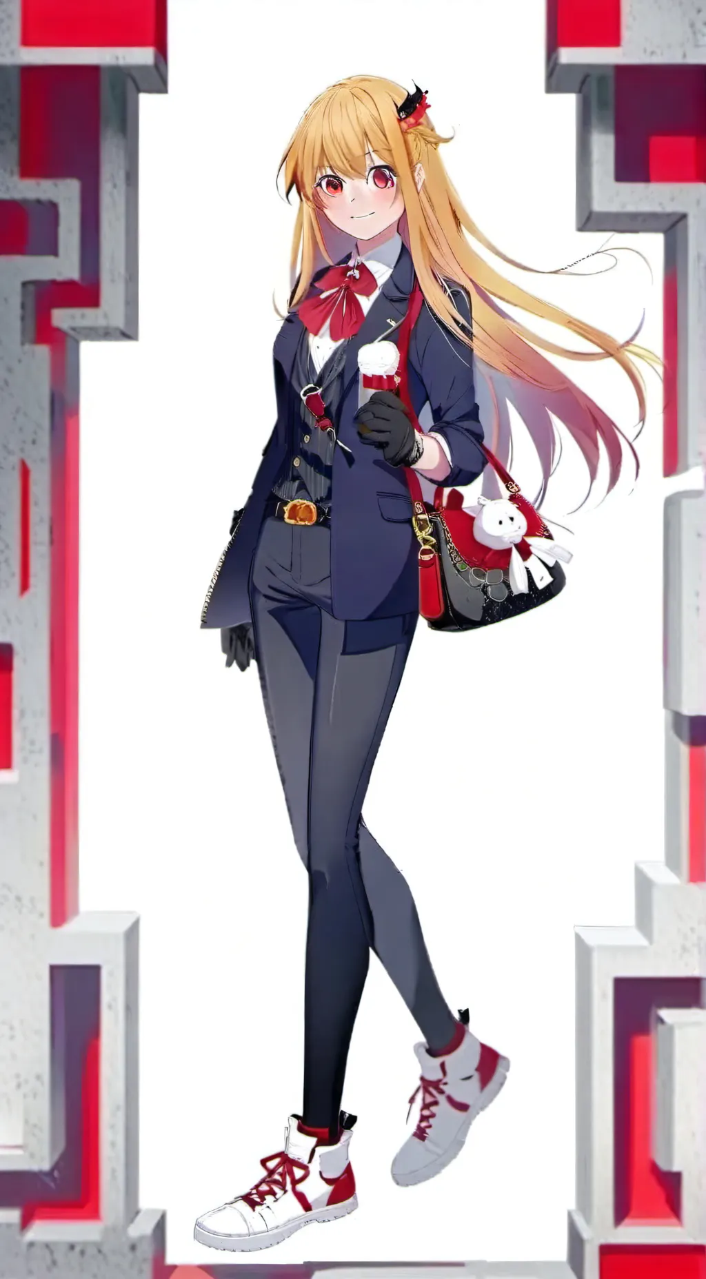 ai character: Kyn x ruby background