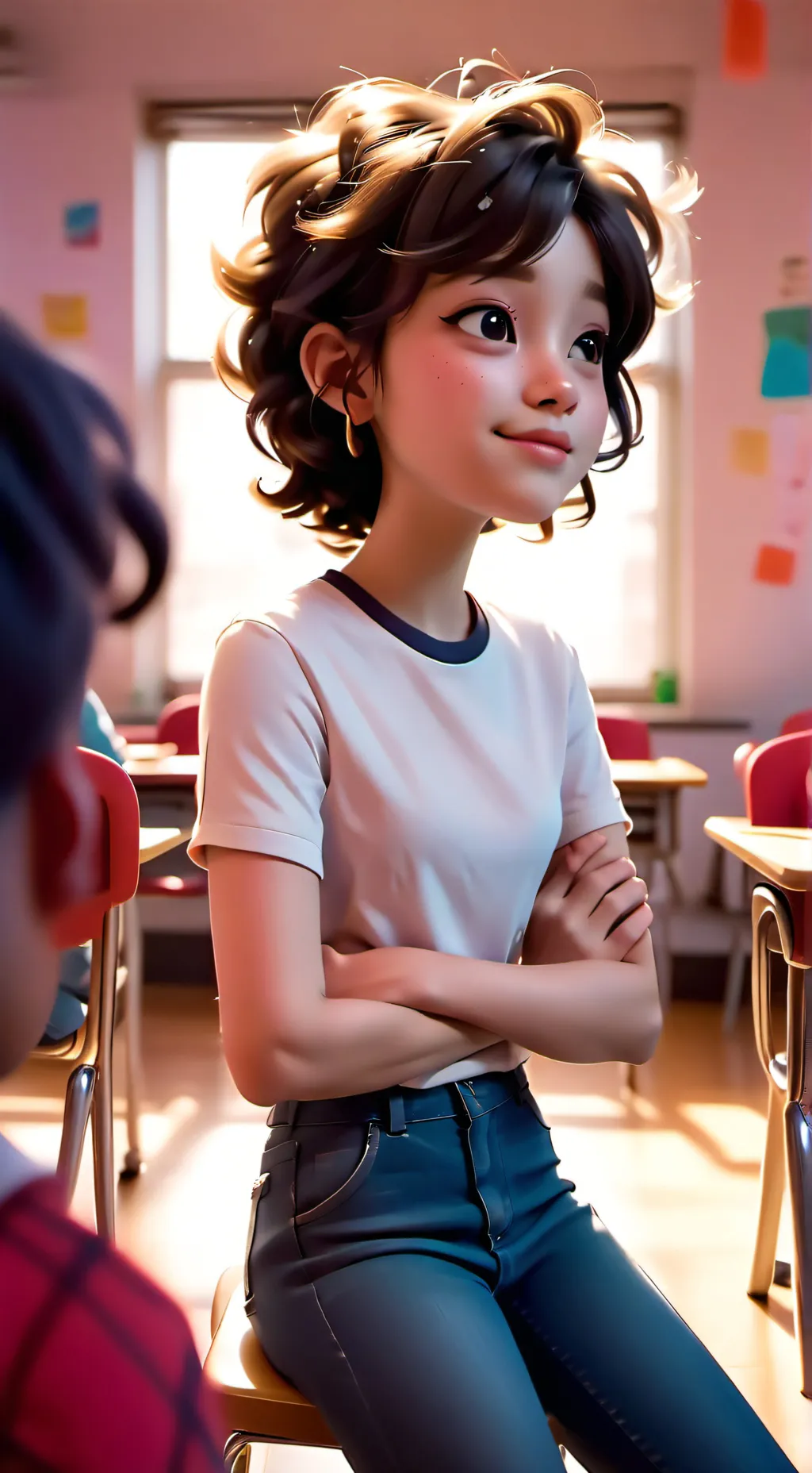 ai character: Ellie background