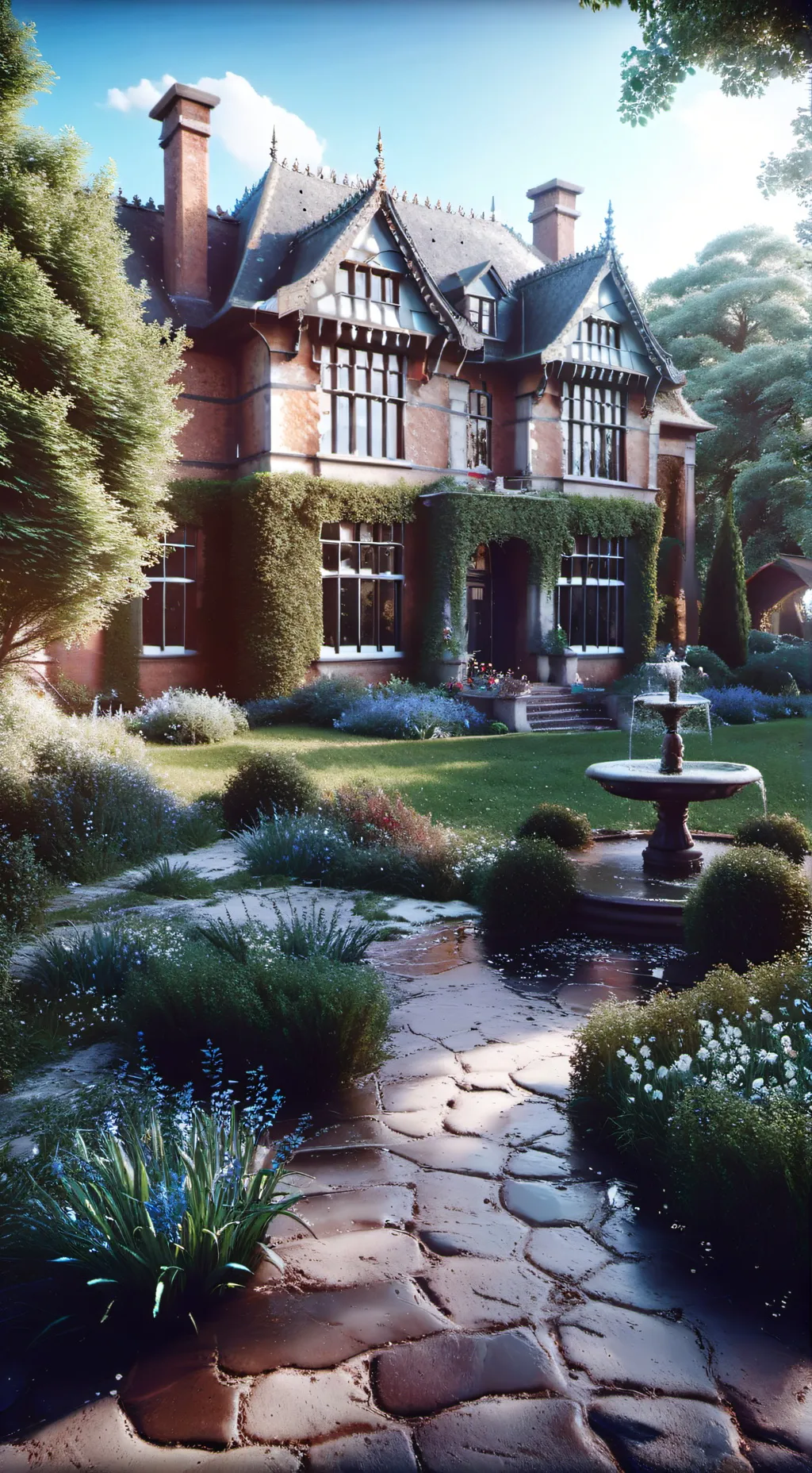 ai character: Potter mansion1998 background