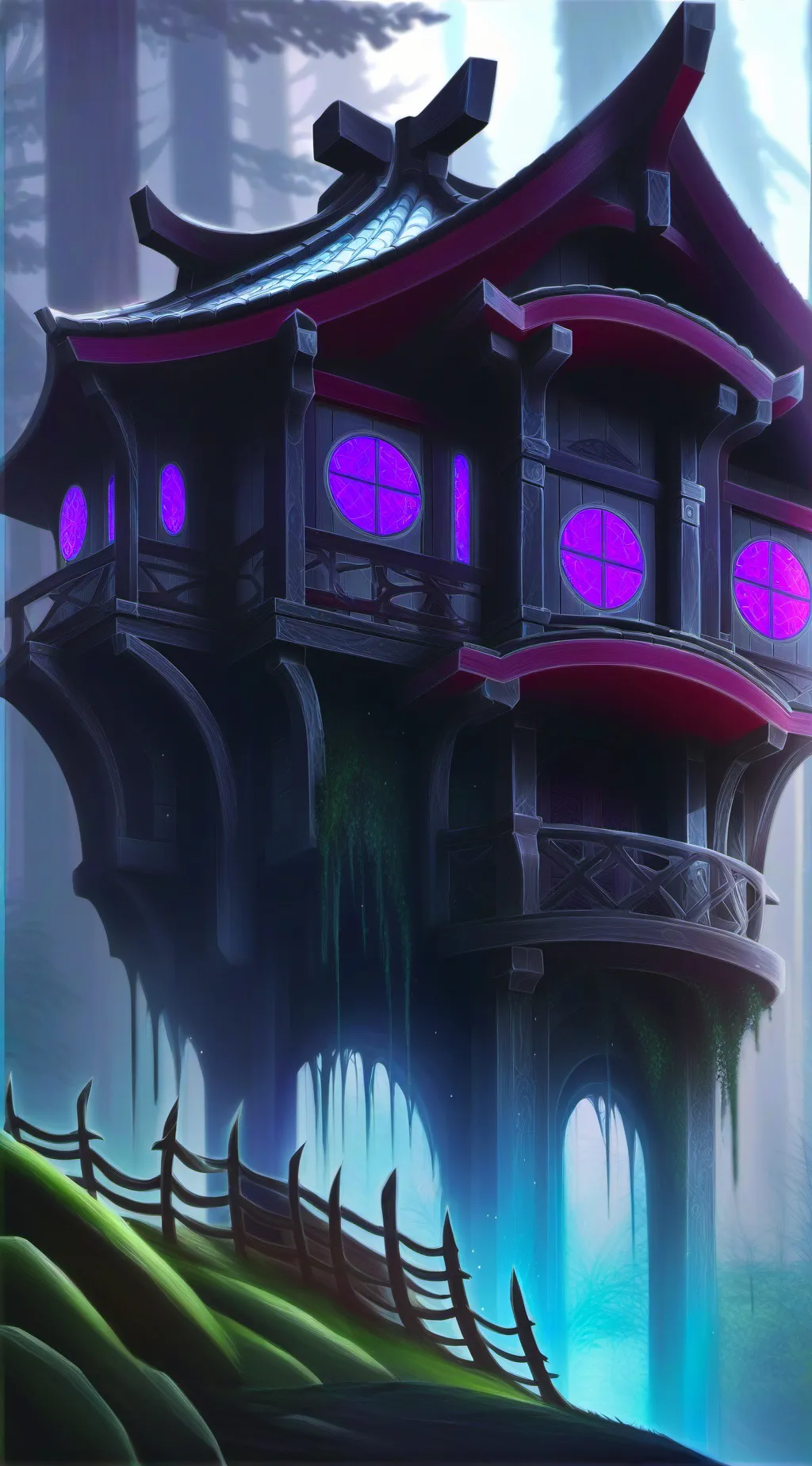 ai character: Life of luxury  background