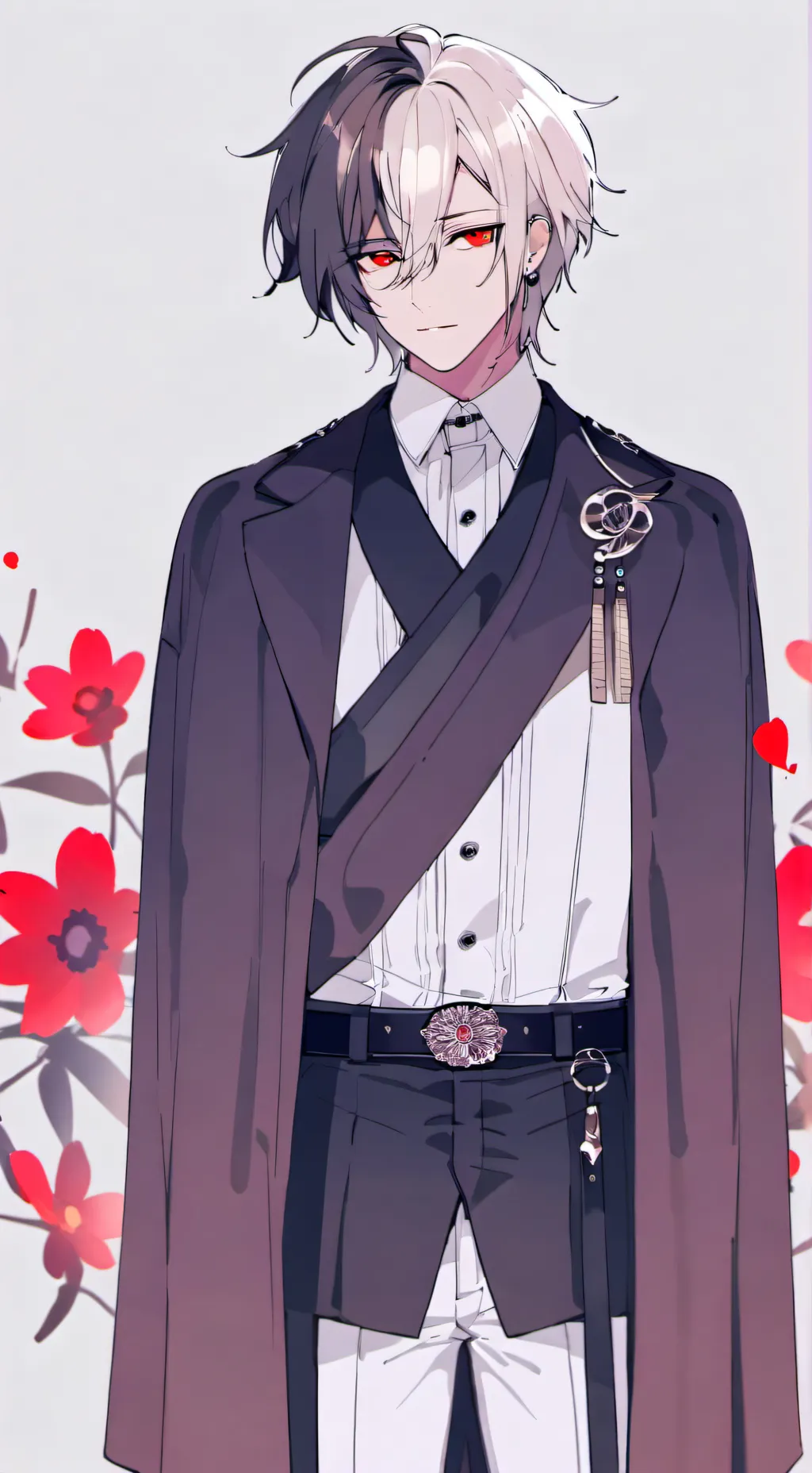 ai character: SANTI 🤨🏳️‍🌈 background