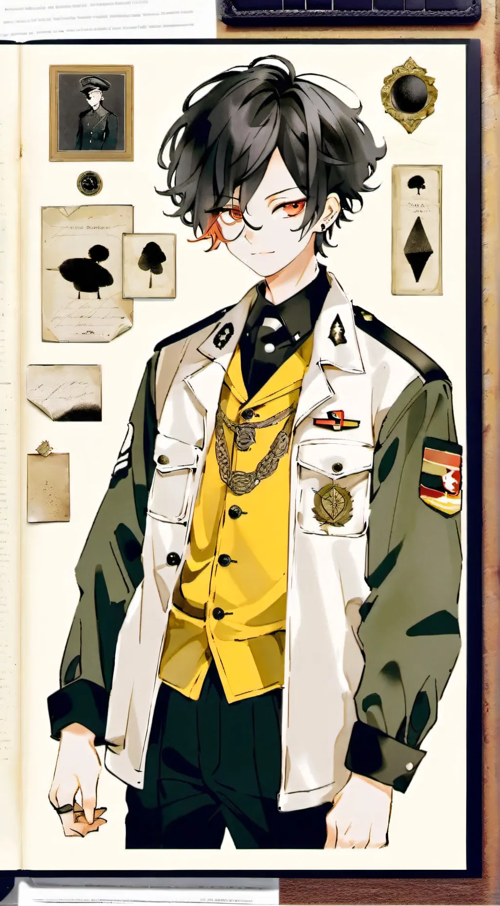 ai character: Ray de l'armée  background