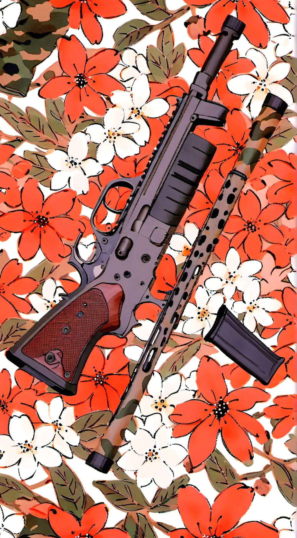 ai character: gun background