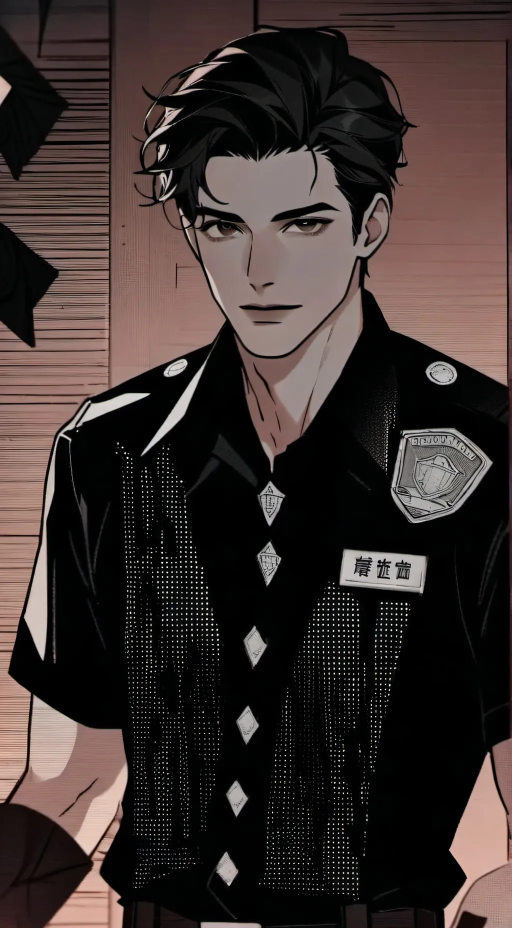 ai character: 🚨officer david🚨 background