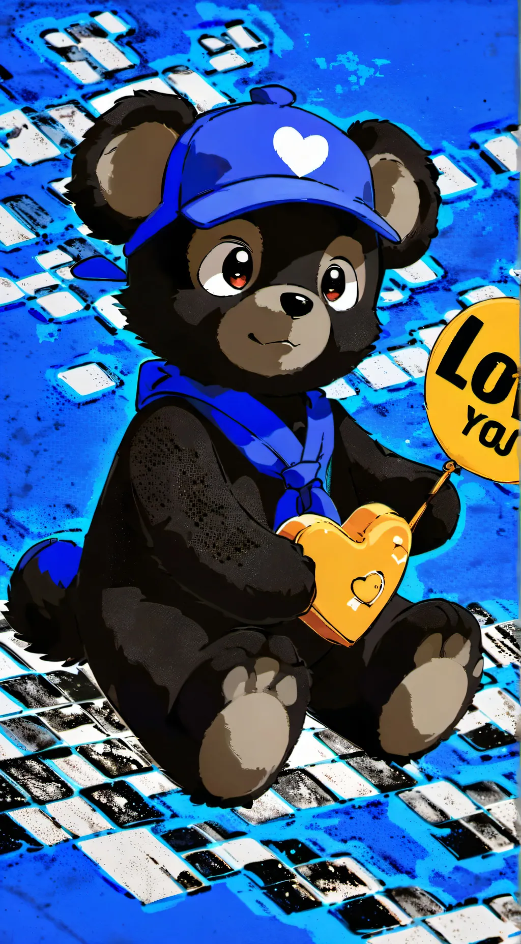 ai character: Cool bug  background