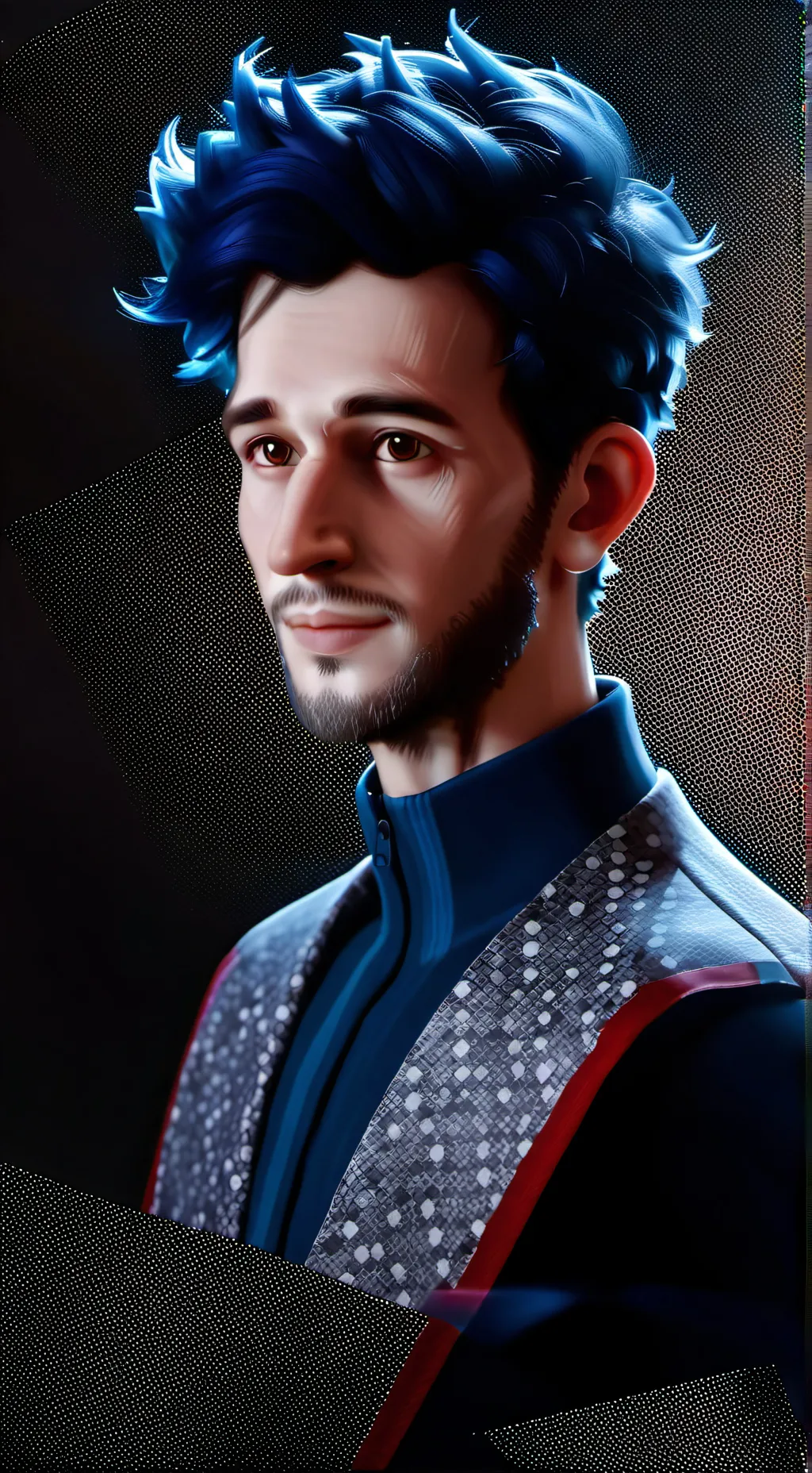 ai character: hybrid wally  background