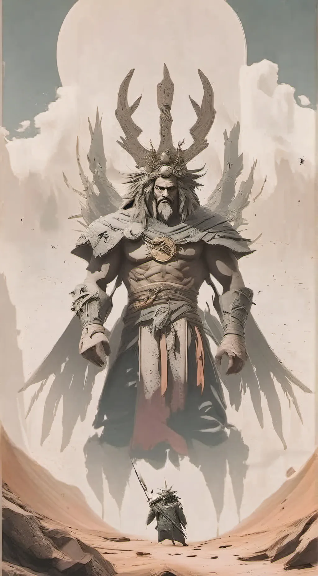 ai character: Psymon kinggravity background