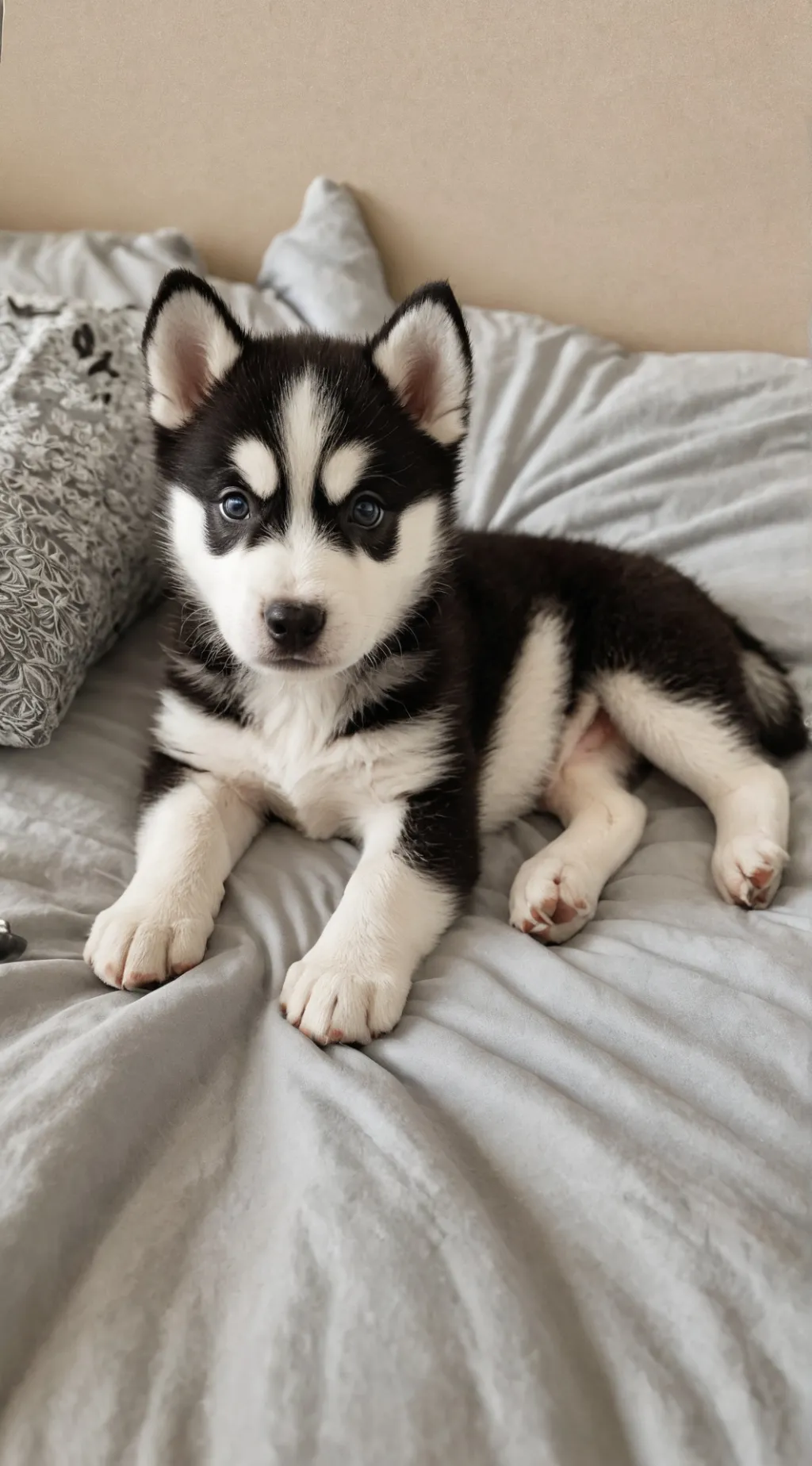 ai character: Miso Da Husky Pup background