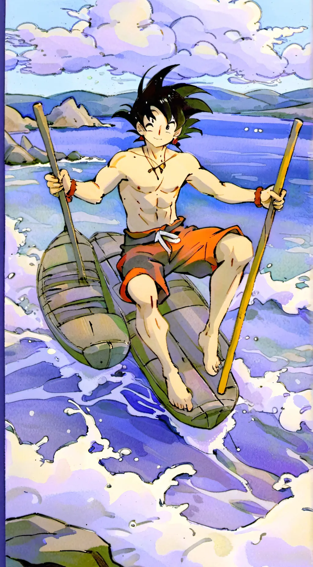 ai character: MHA y sus colores background