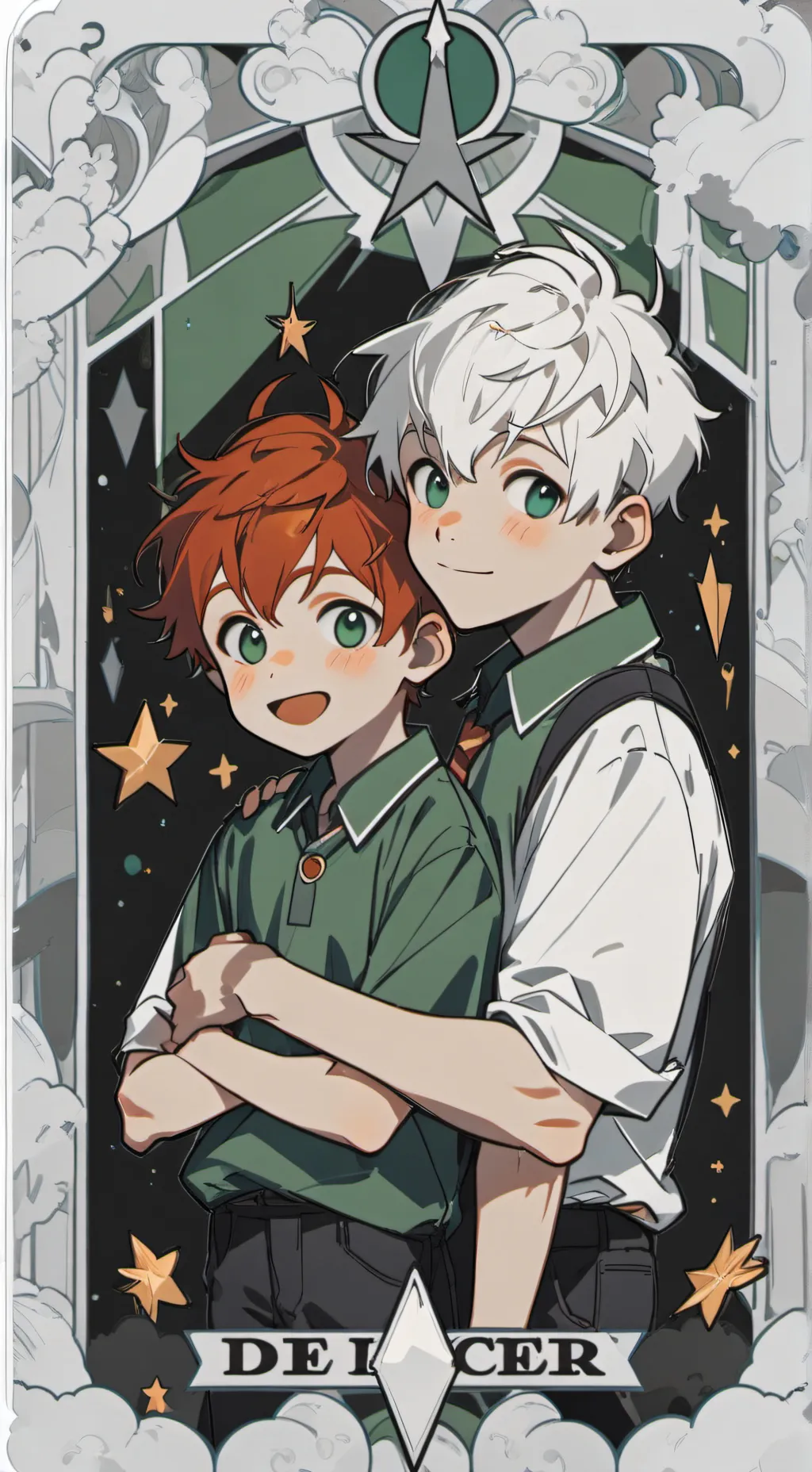 ai character: months of the year background