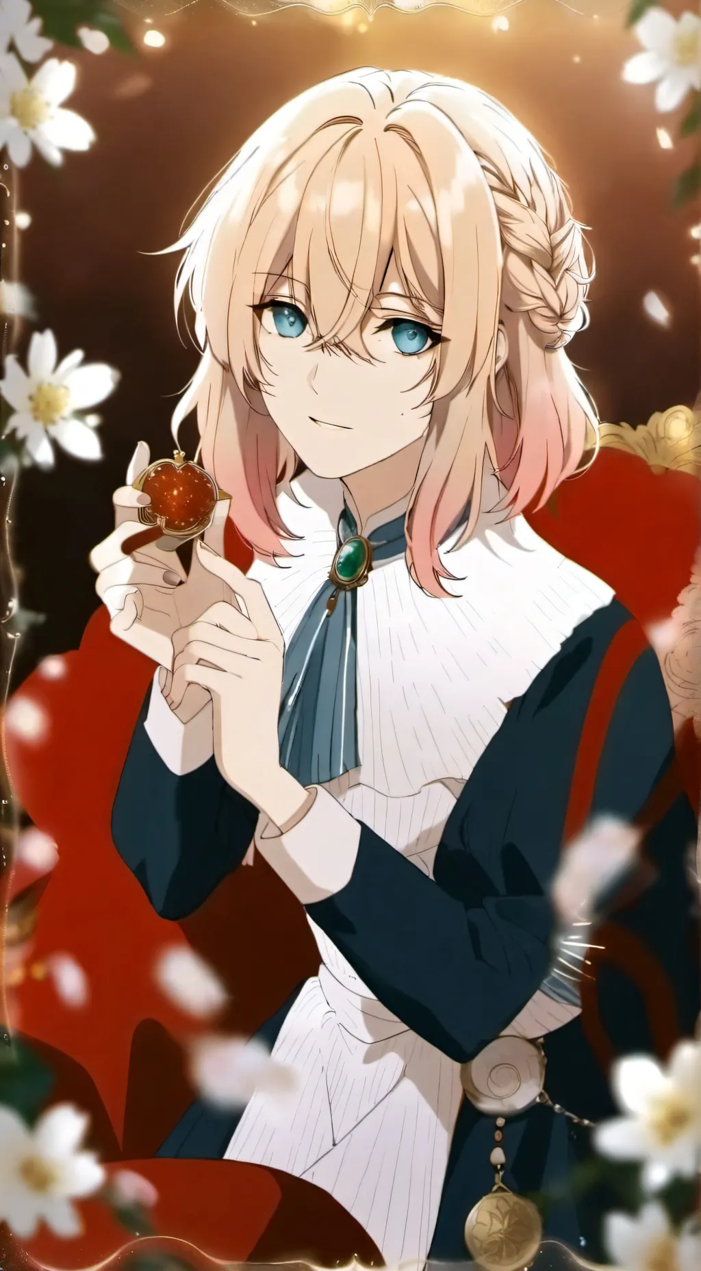 ai character: Christmas Mha😍 background