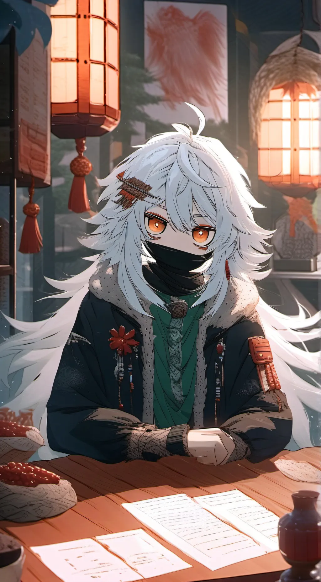 ai character: MHAAAA background