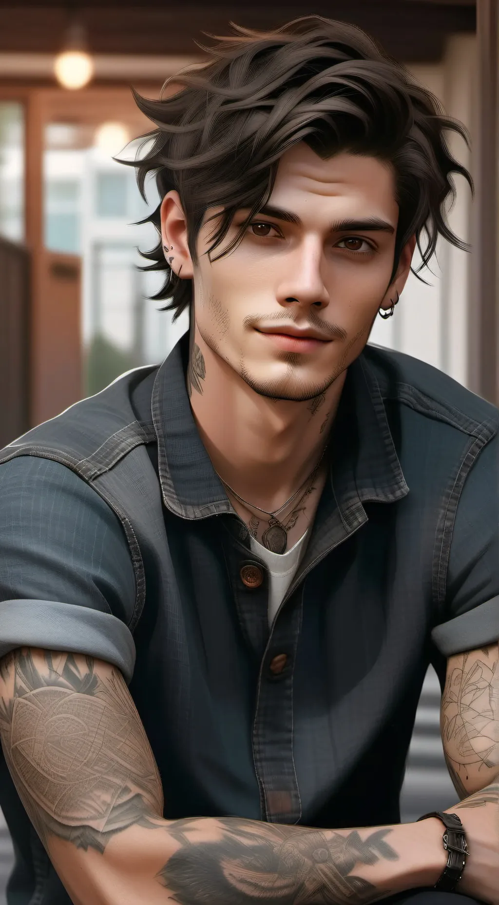 ai character: Nate Fairchild background