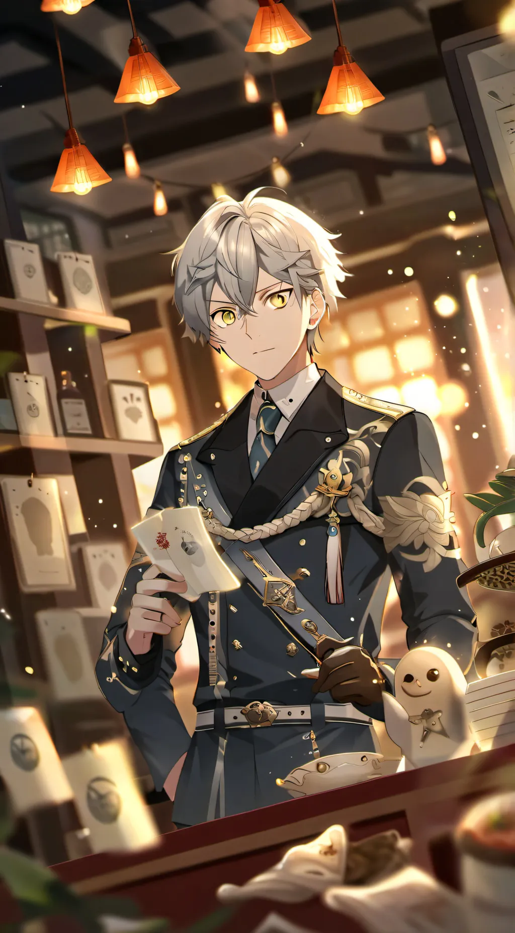 ai character: black clover  background