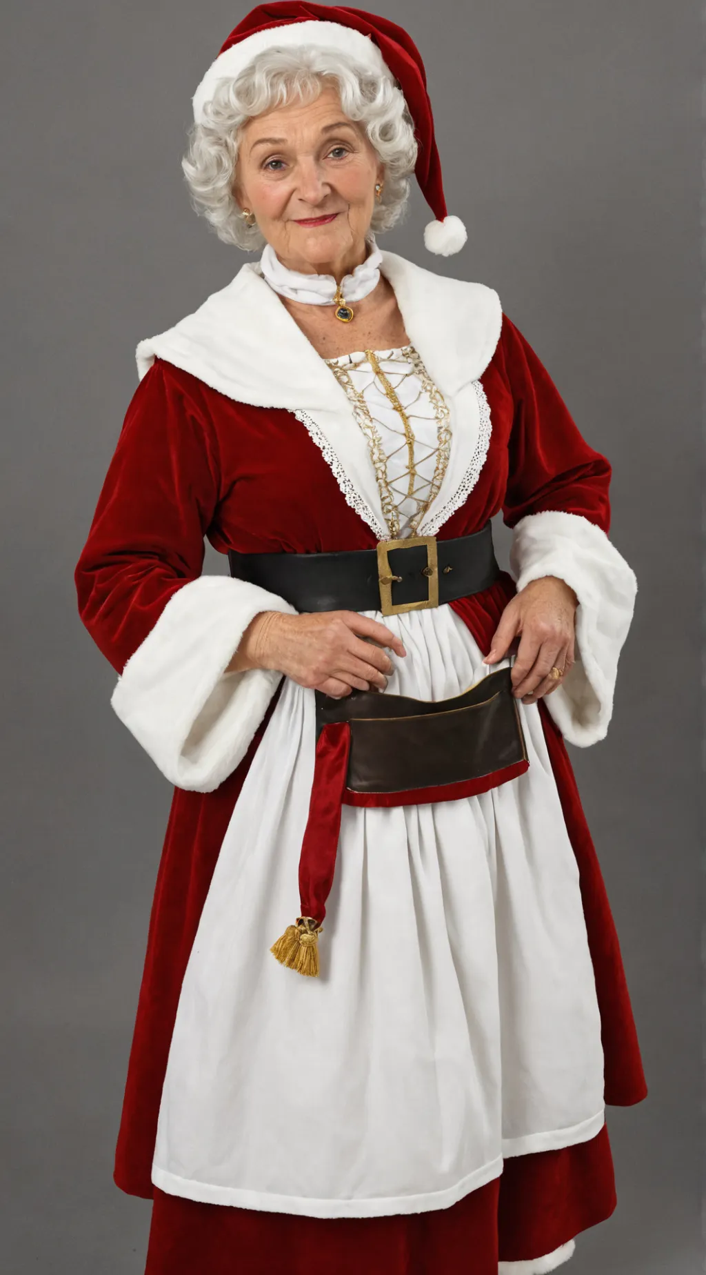 ai character: Miss Claus background