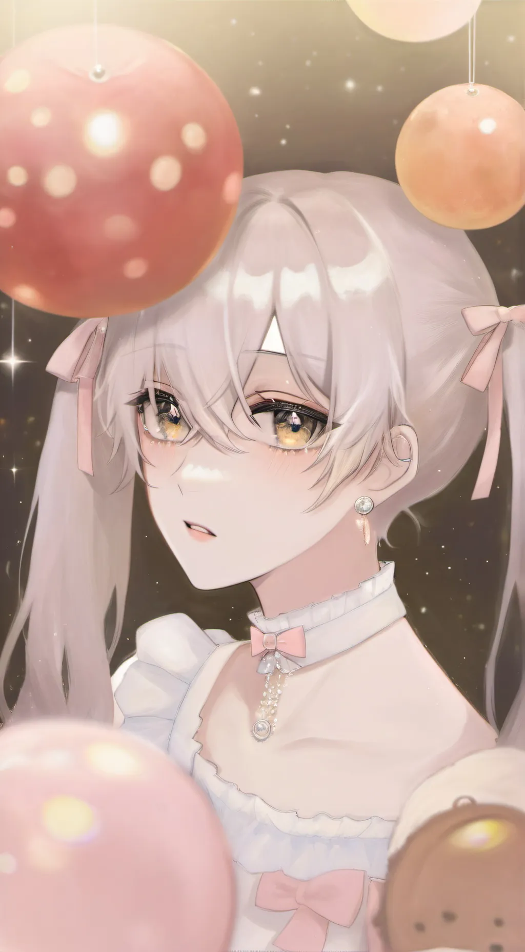 ai character: Apple ✦ background