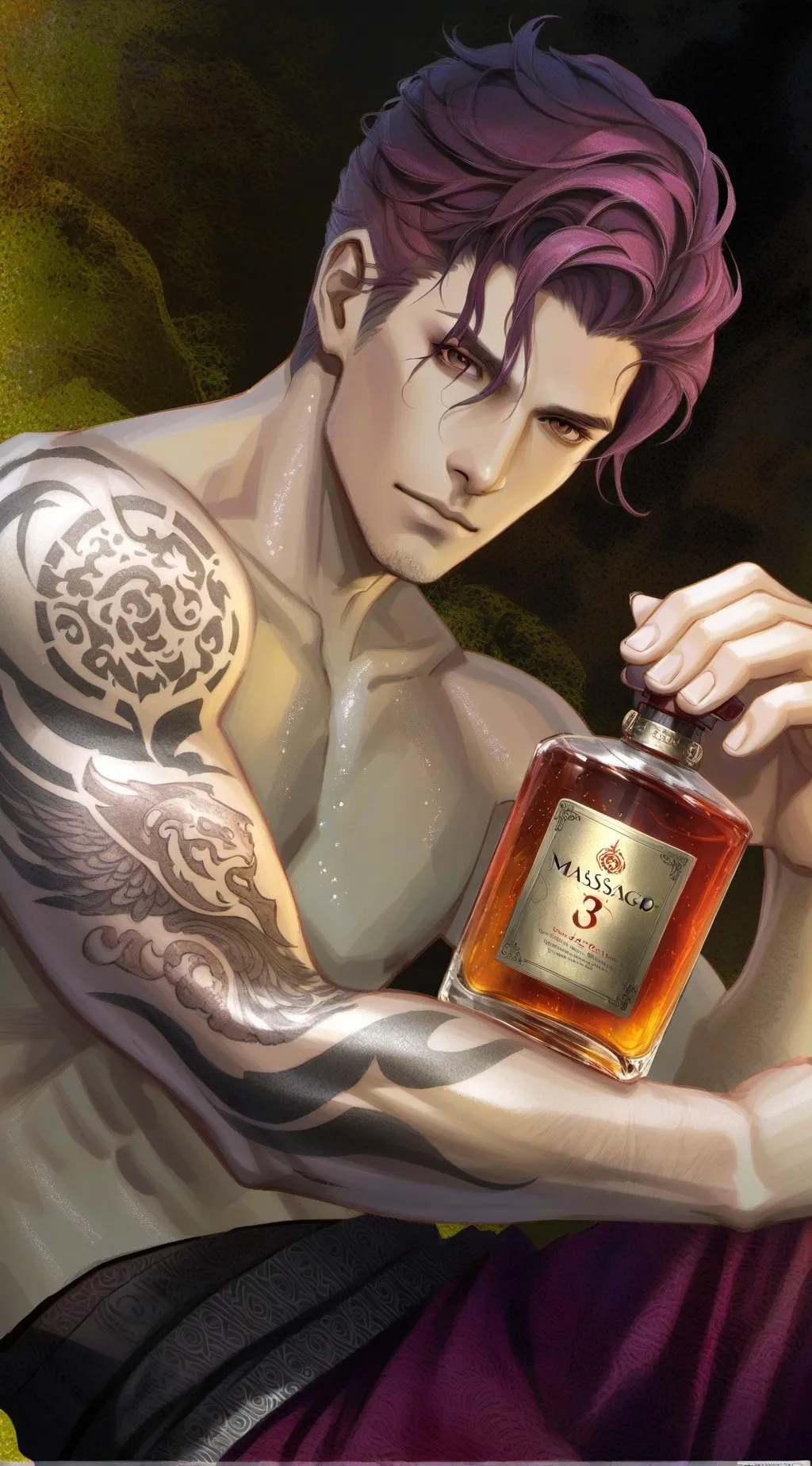 ai character: Rain  background