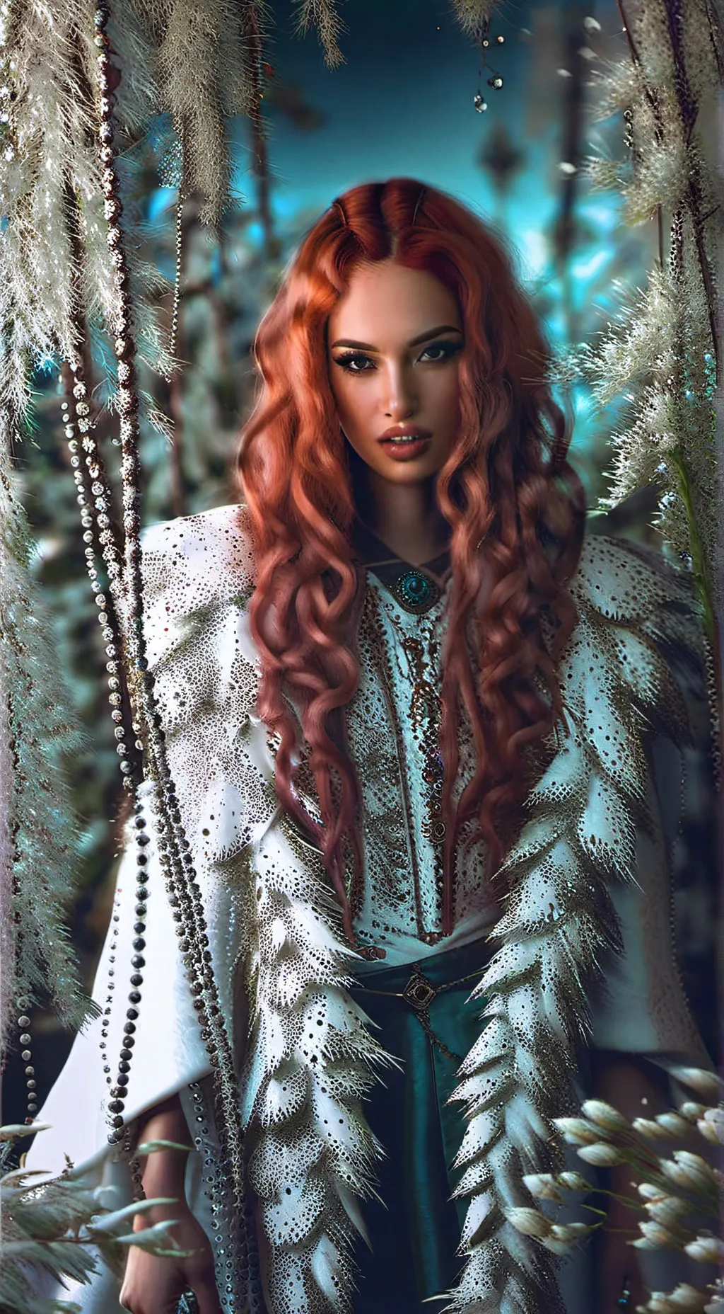 ai character: red background