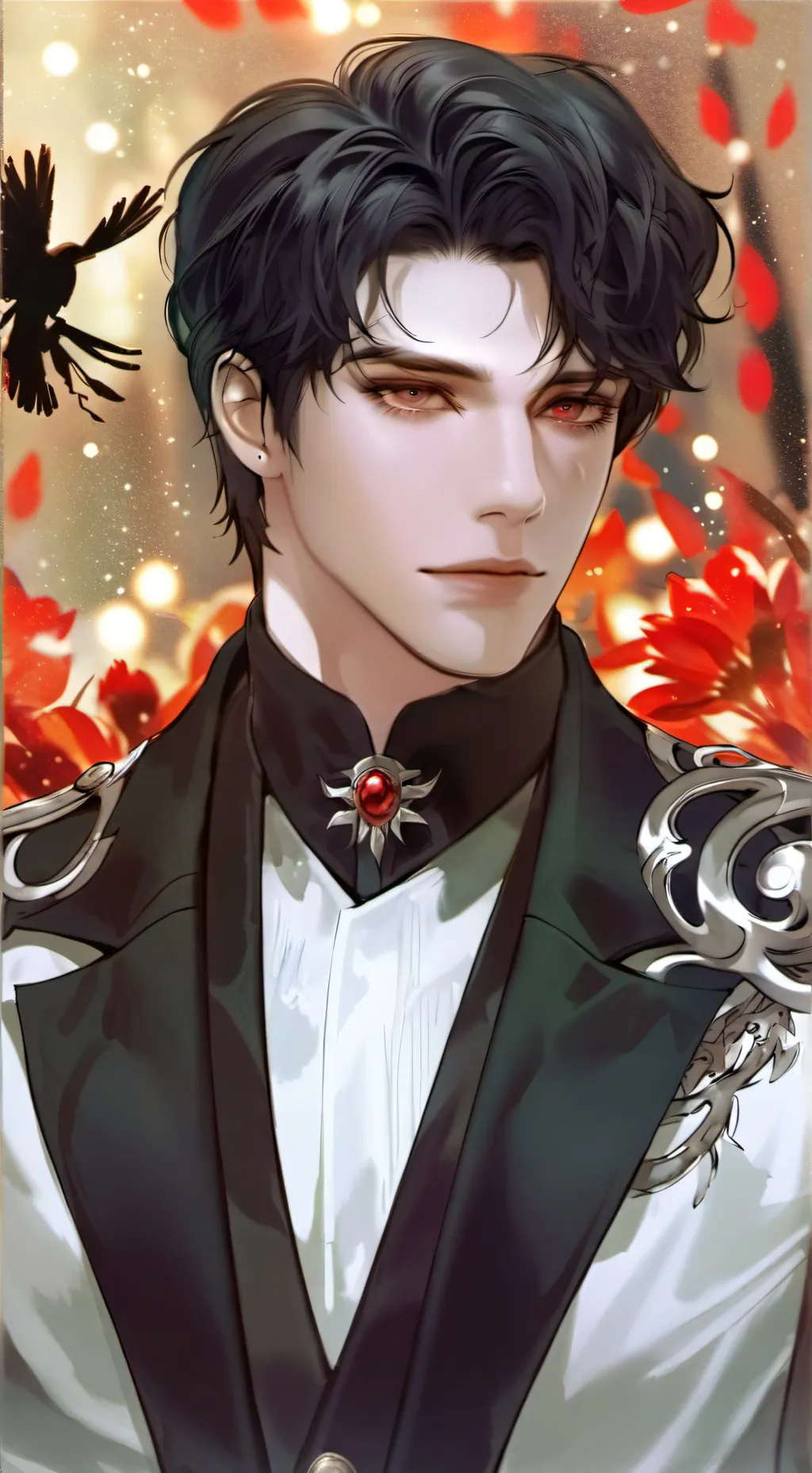 ai character: ❤️Ace 🖤 background