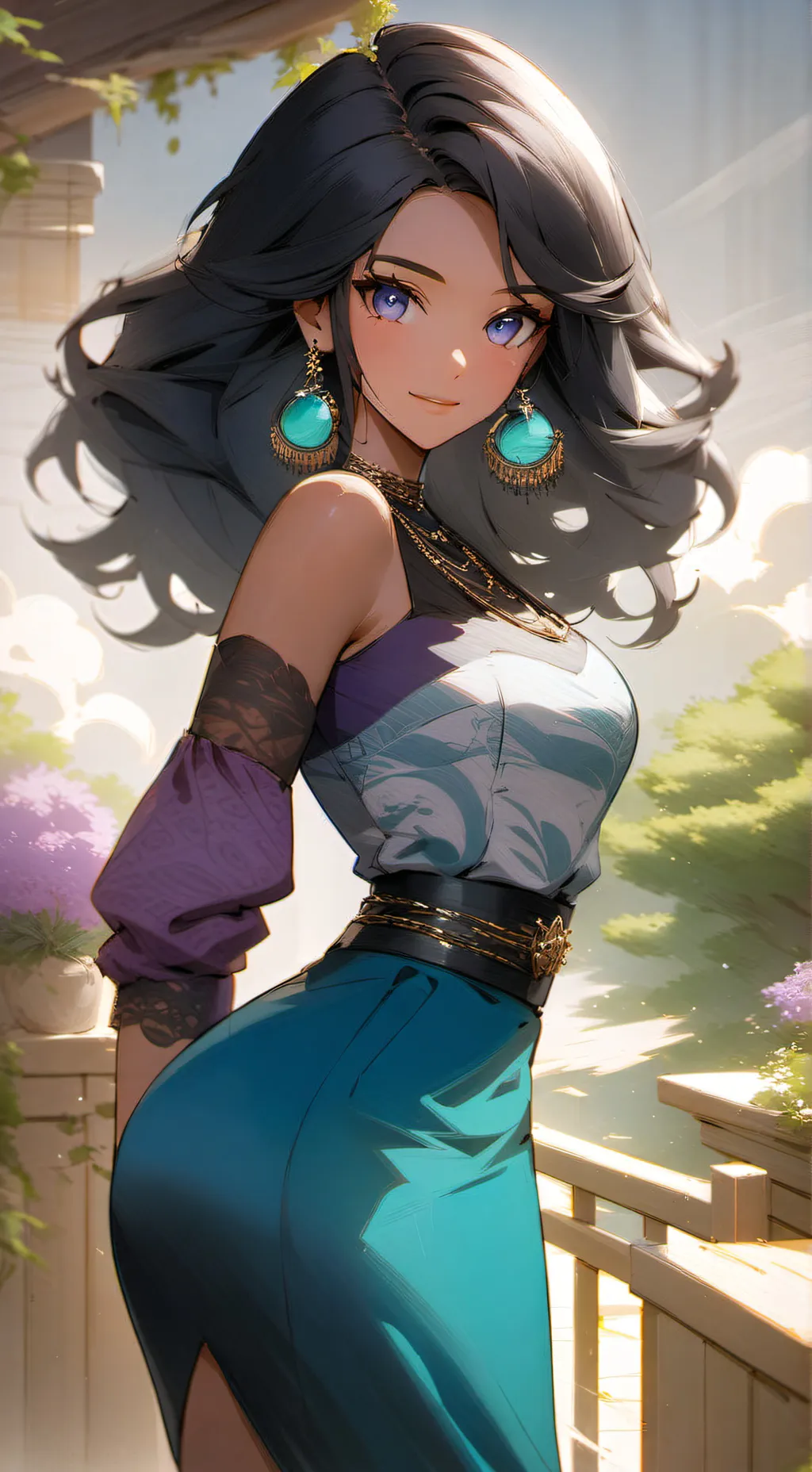 ai character: Savana background