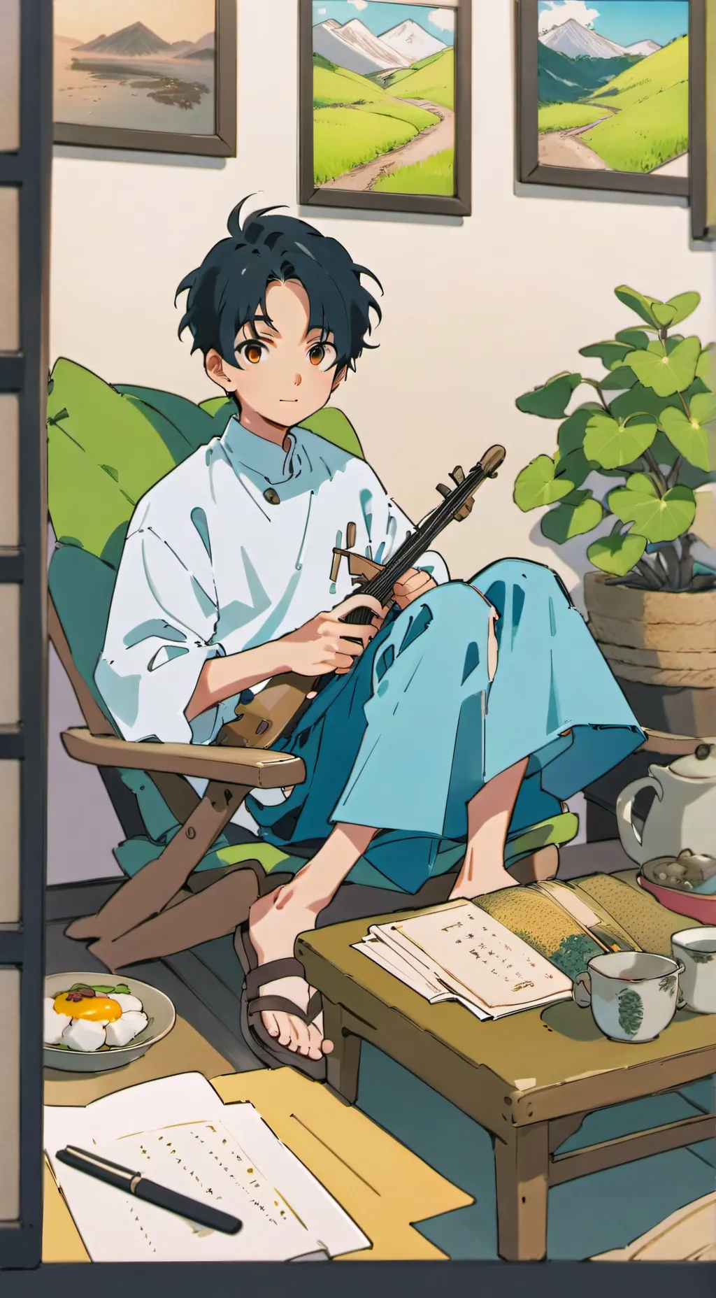 ai character: JJK pick me background