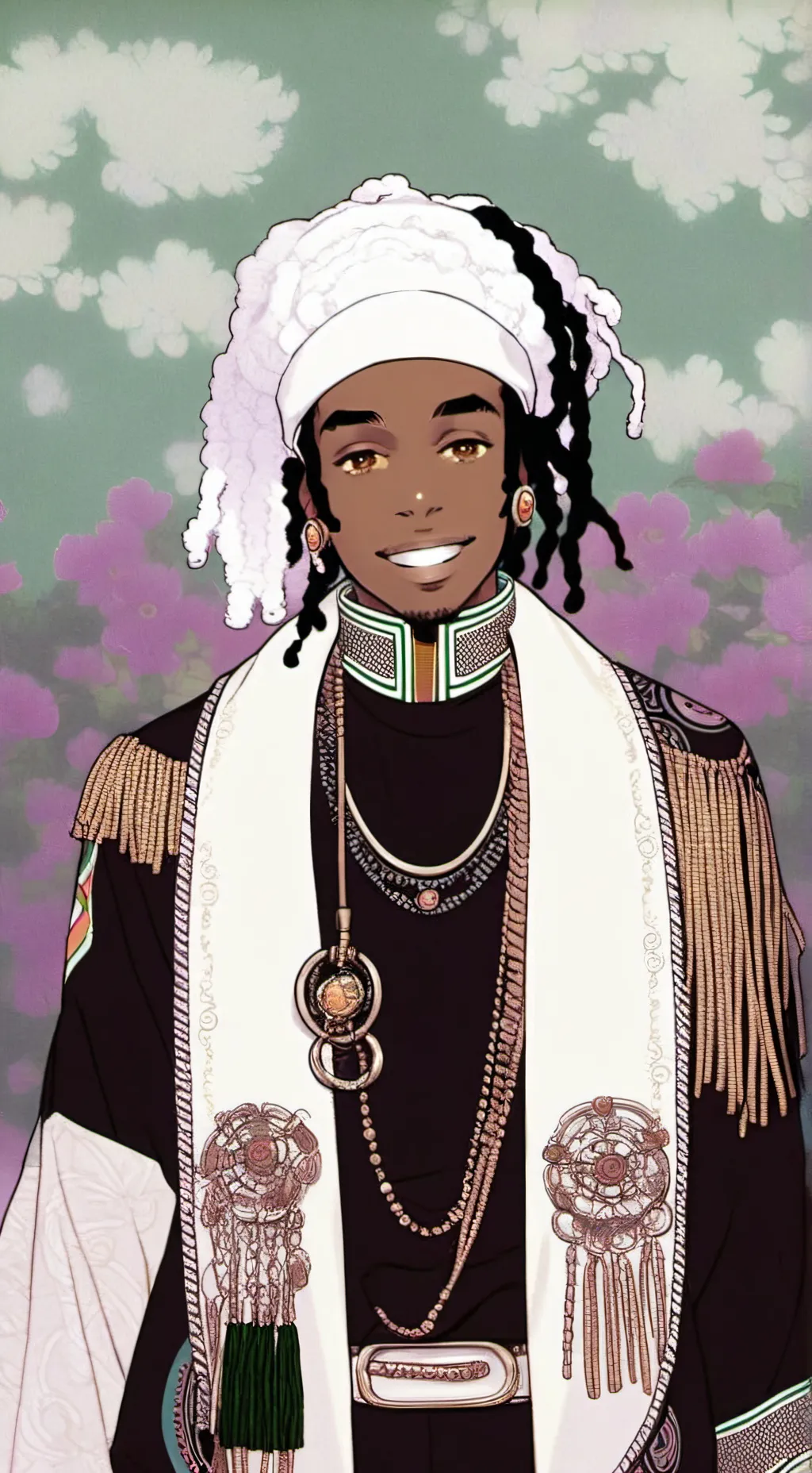 ai character: rappers  background