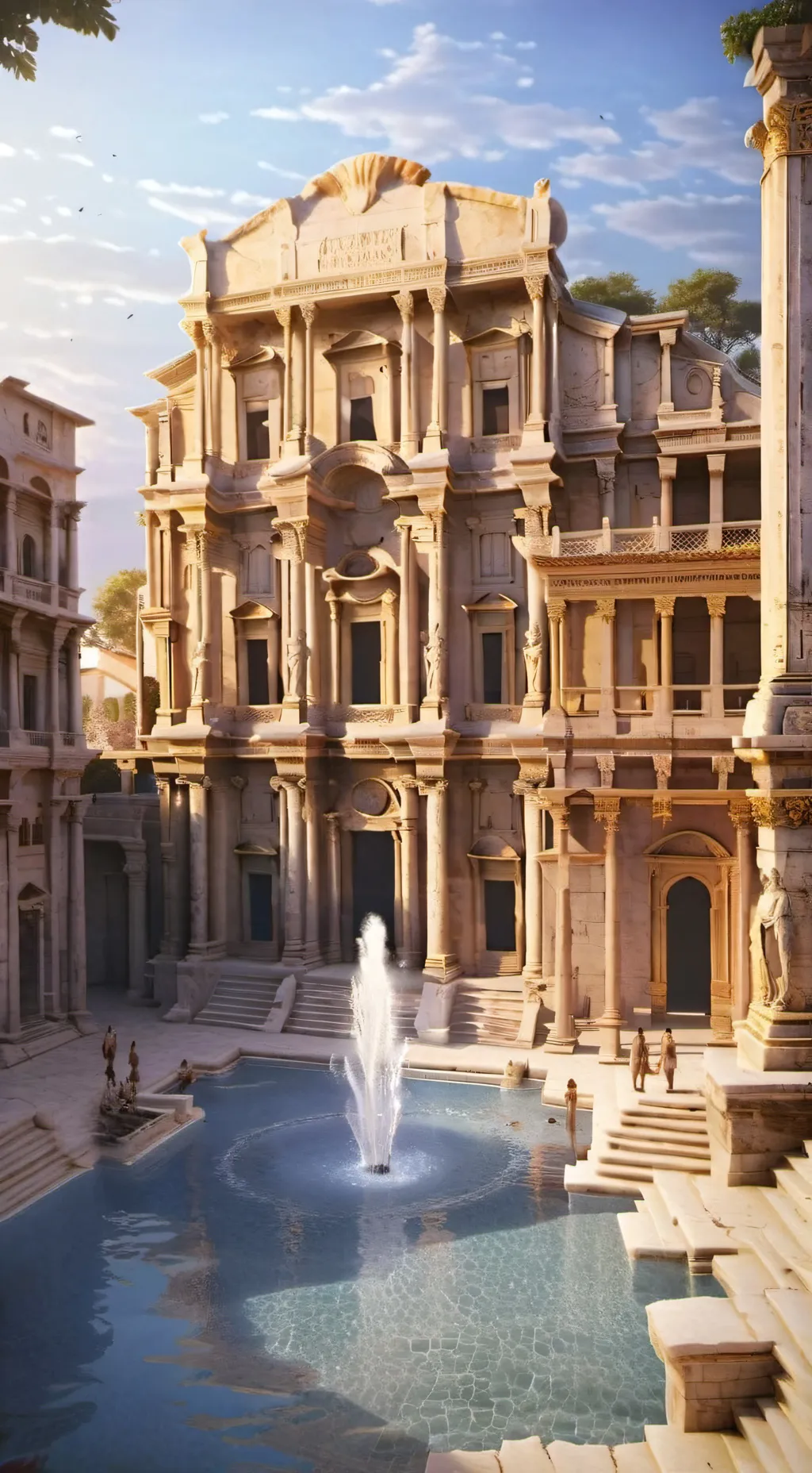 ai character: trap house 2 background