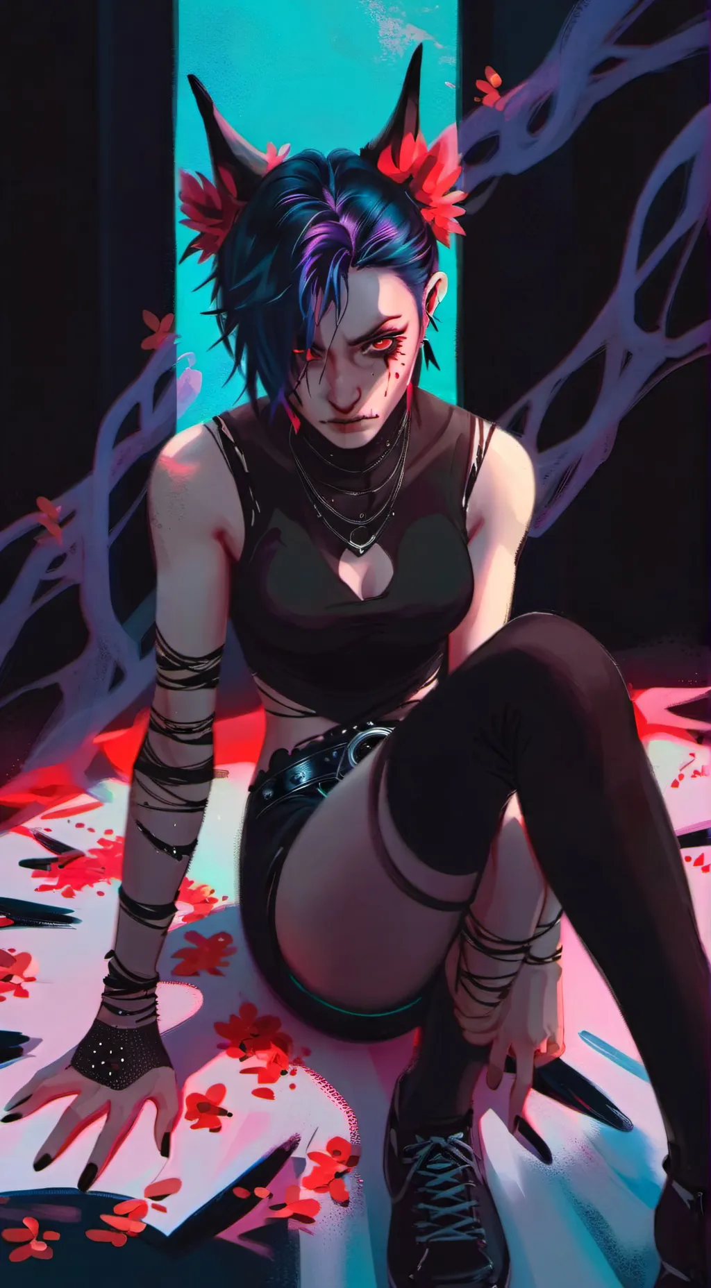 ai character: Lina nook ￼ background