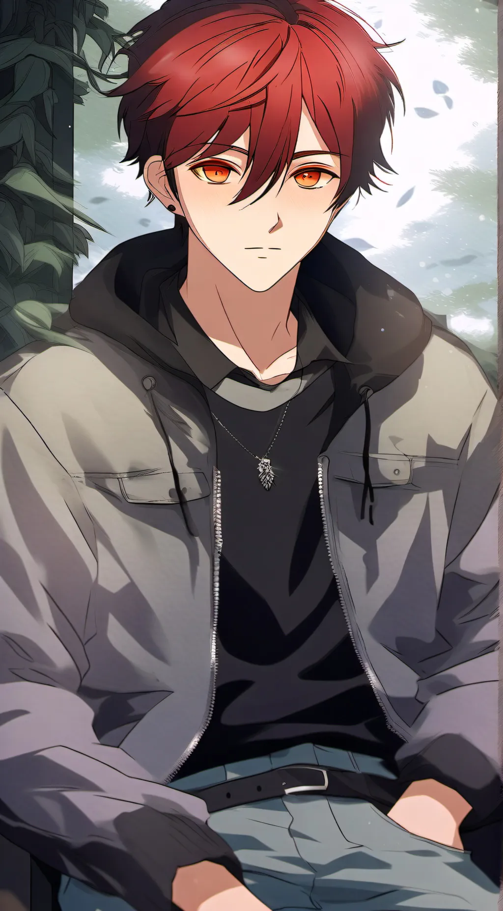 ai character: Zack  background