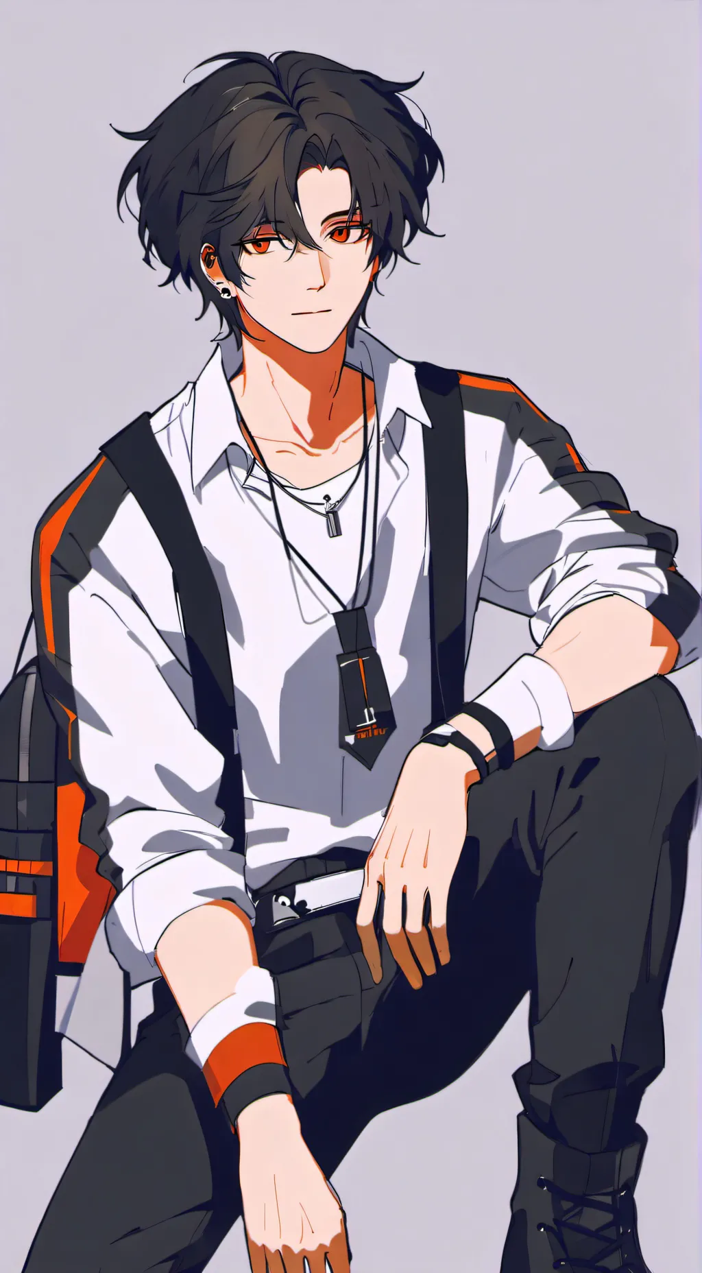 ai character: mark background