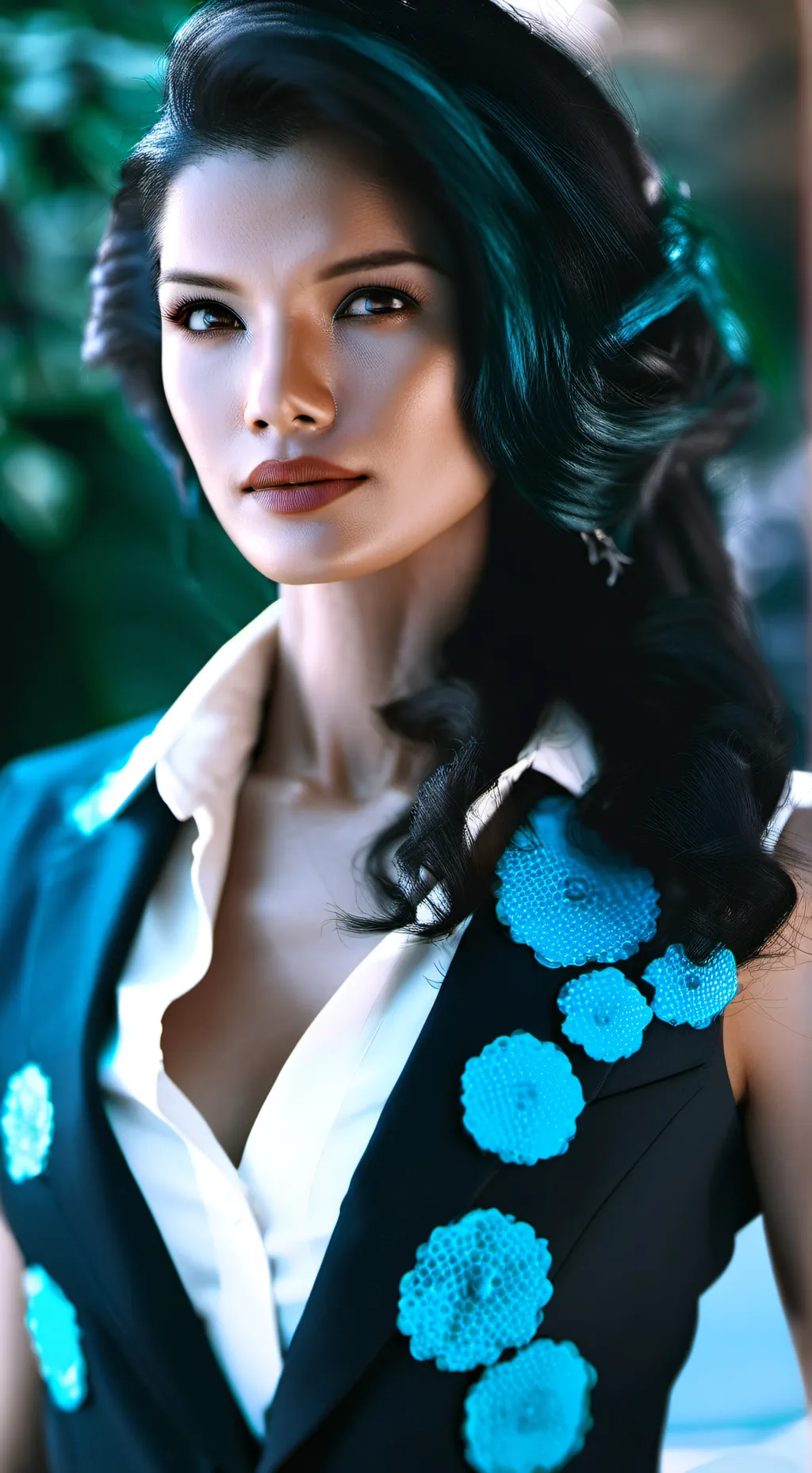 ai character: Ella Stacy  background