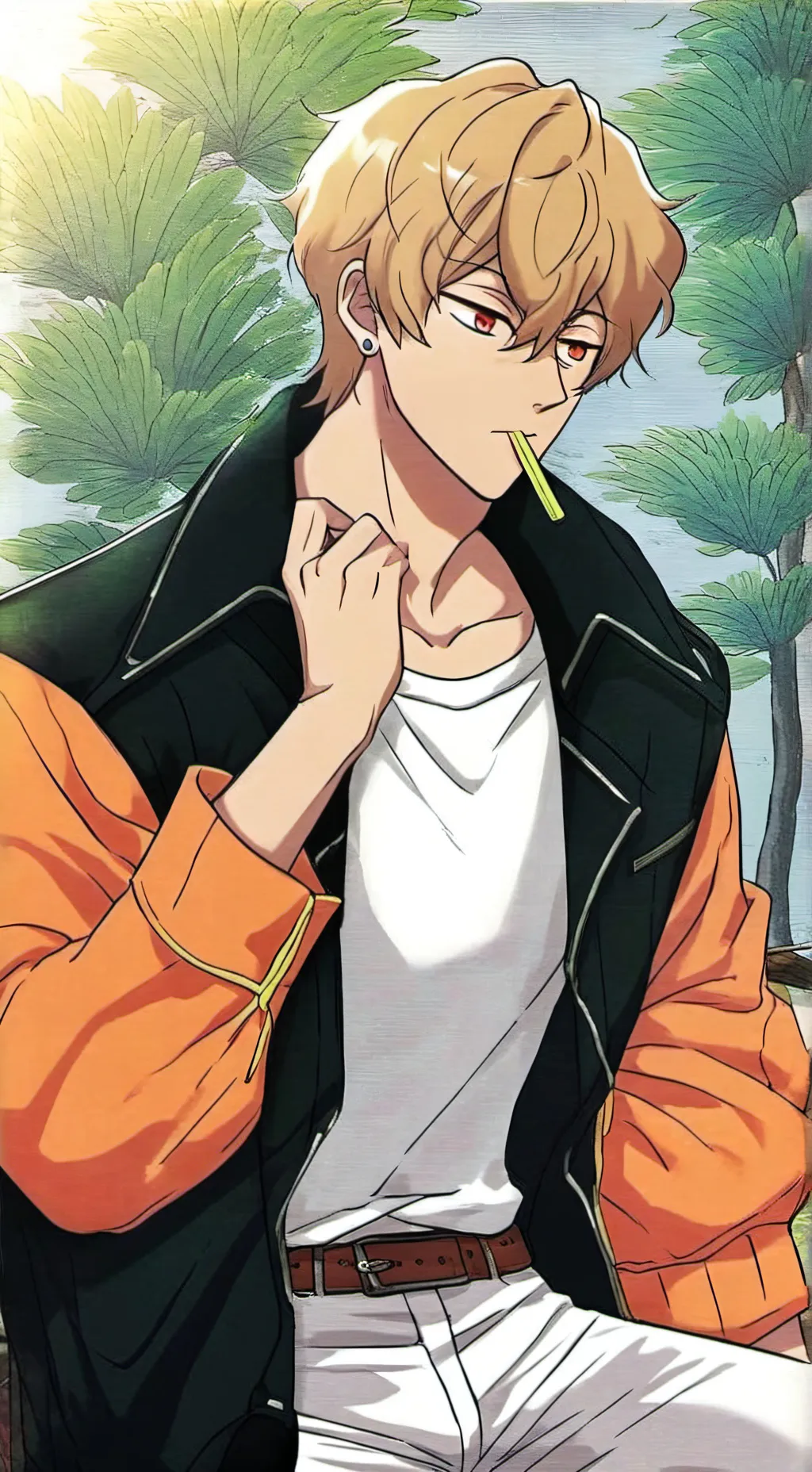 ai character: drunk bakugo background