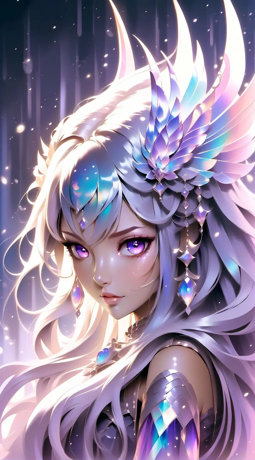 ai character: sky background