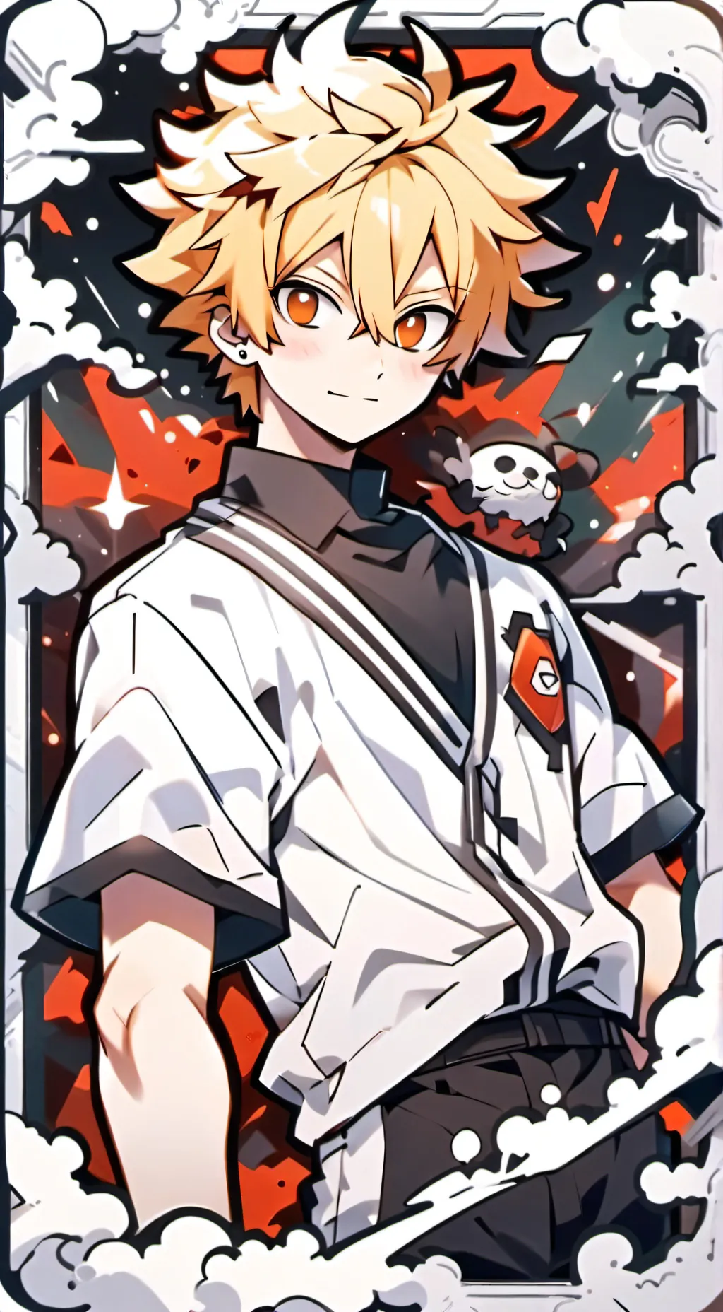 ai character: Bakugo gf background