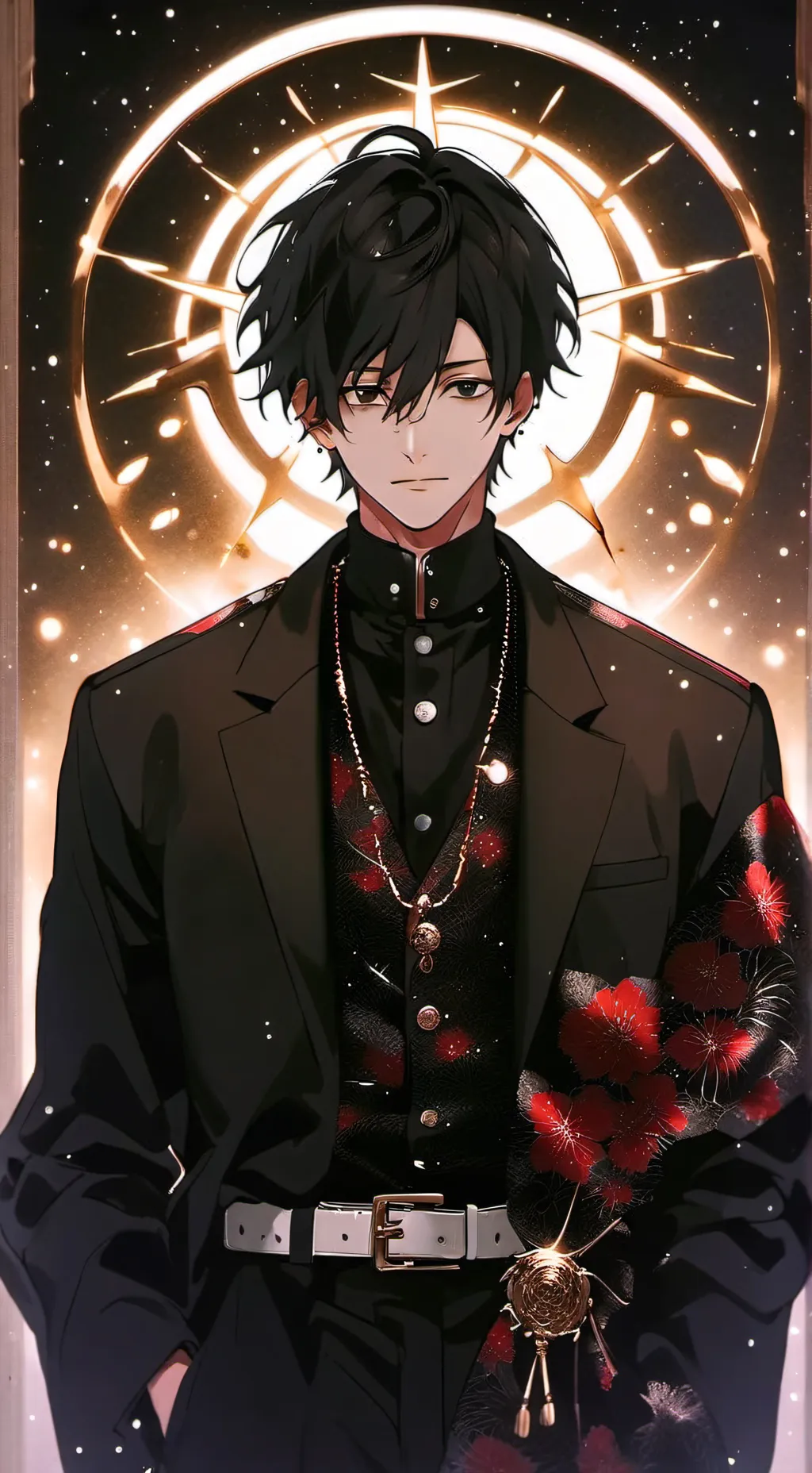 ai character: Leo x emmanuel background