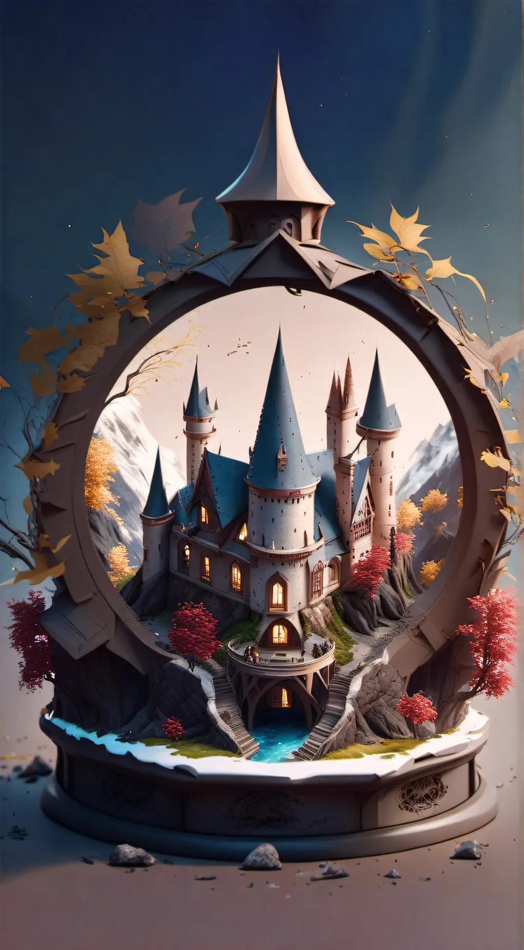 ai character: Hogwarts #5 background