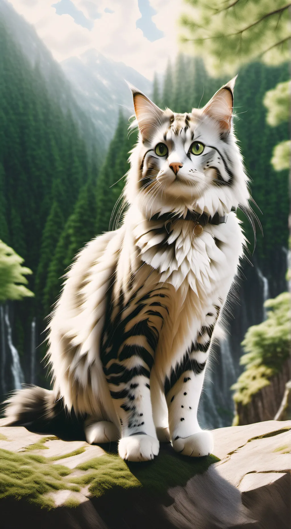 ai character: Ribbon 🎀🎀  background